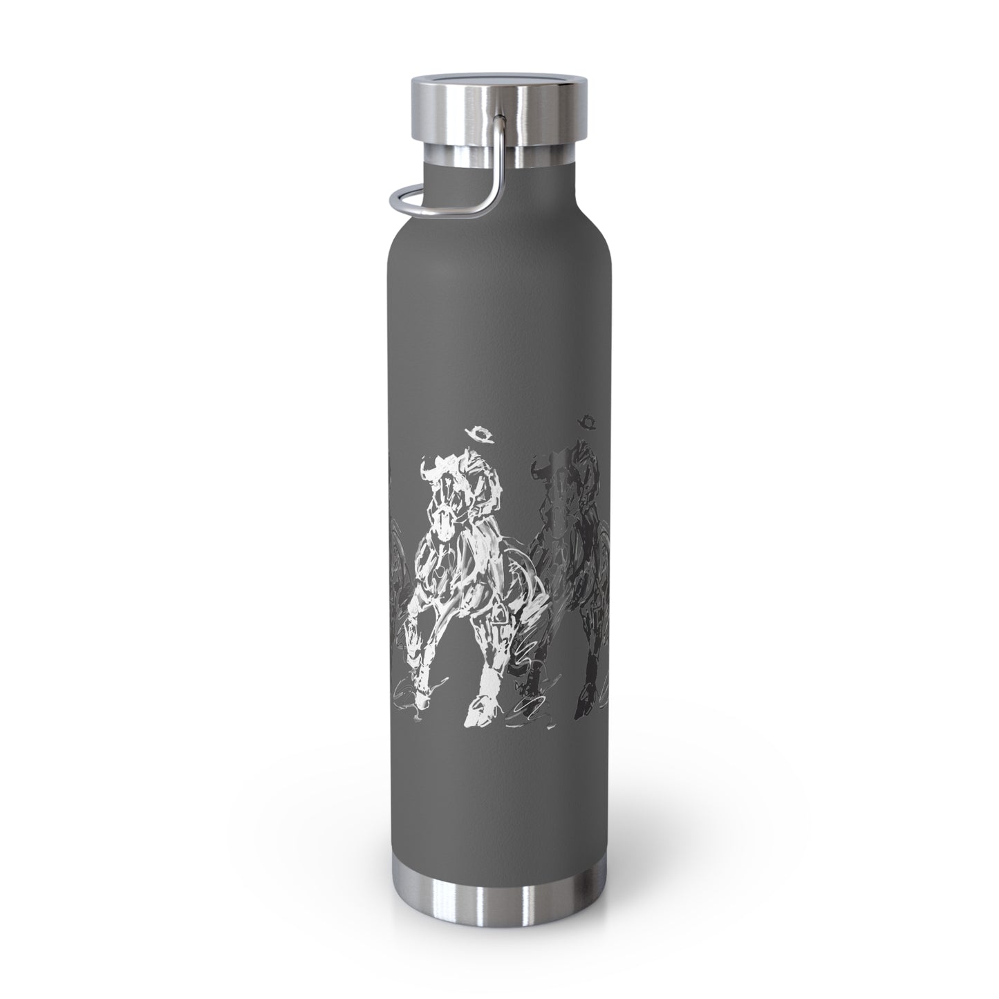 Graphic Dressage Copper Vacuum Insulated Bottle, 22oz