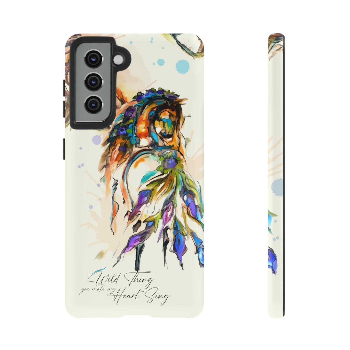 Watercolor Horse Horse Lover Gift Study Tough Case Phone Case.
