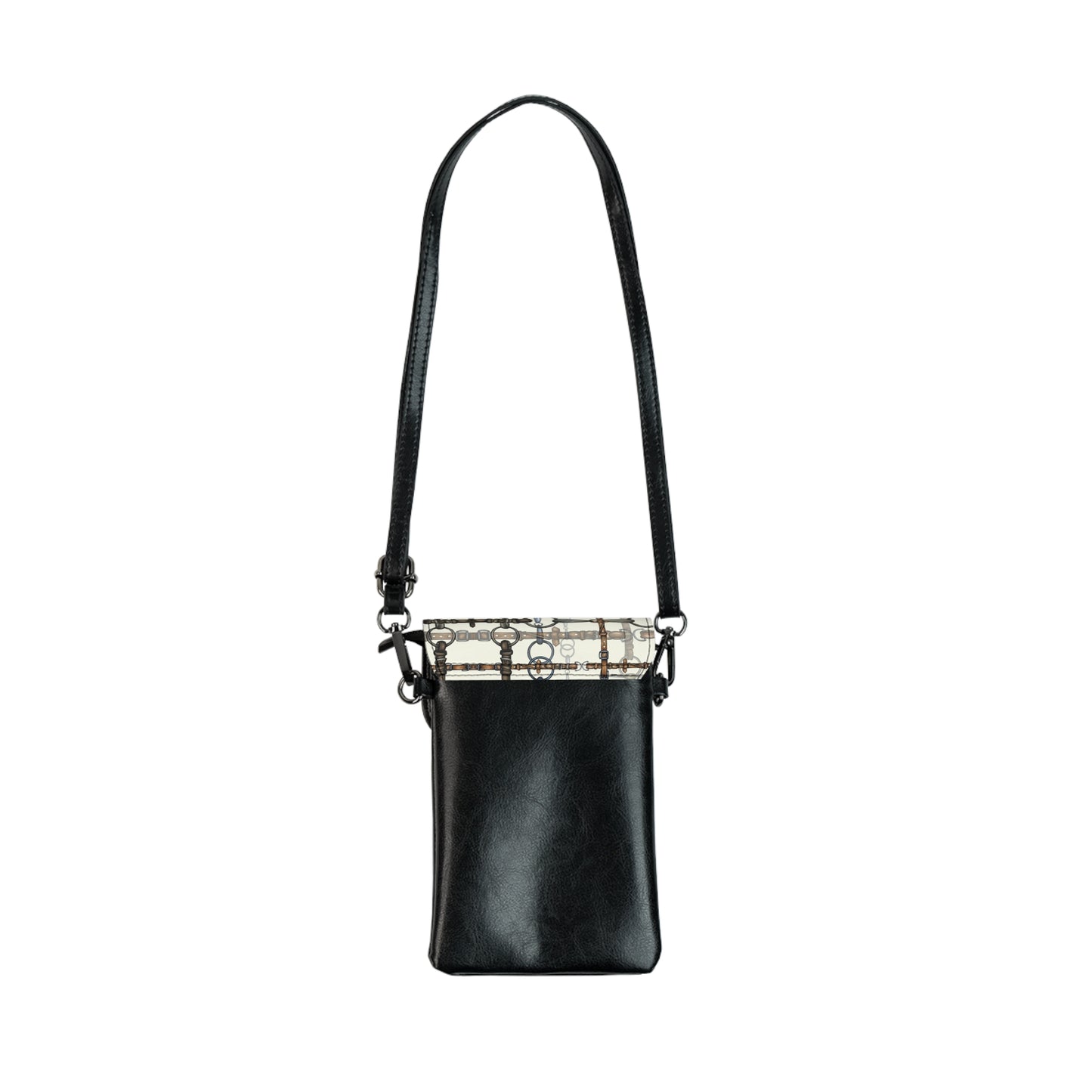 Snaffle Bit Ivory Cell Phone Wallet Purse