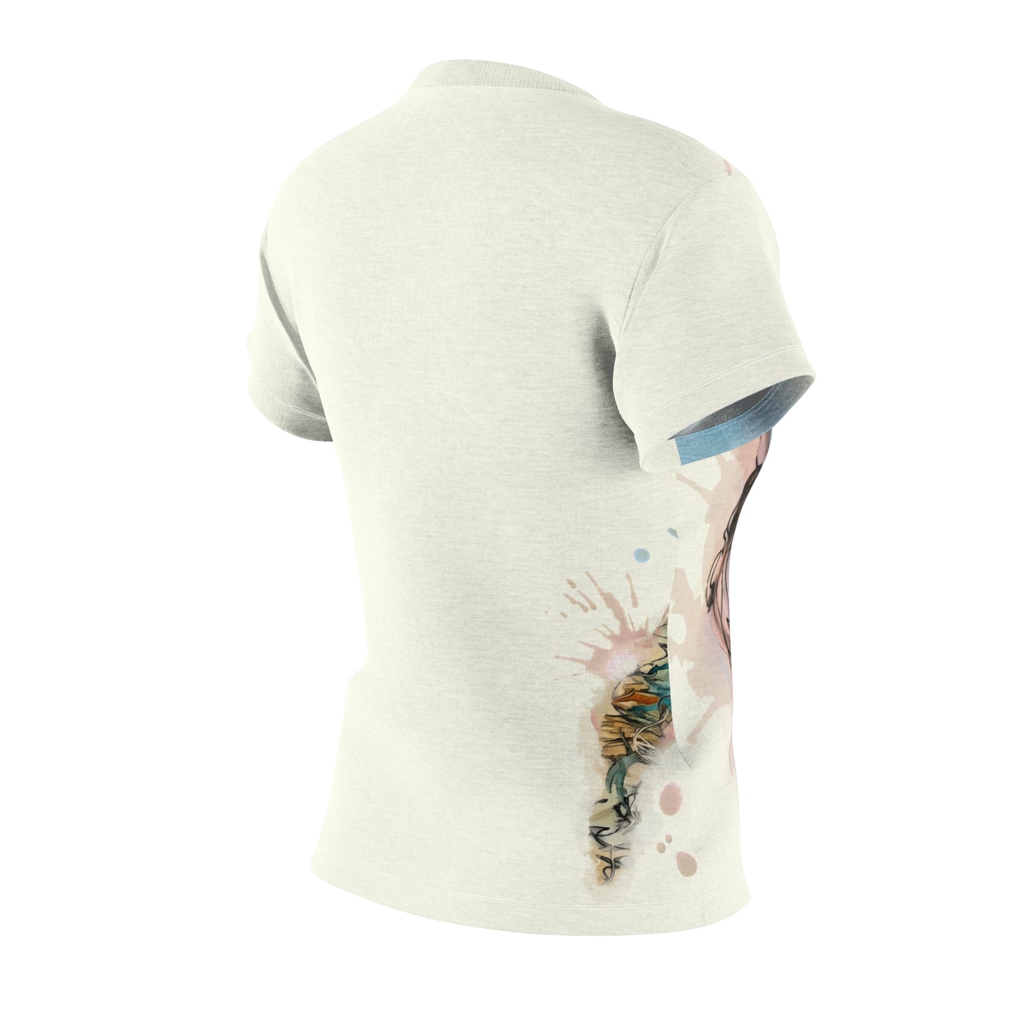 Dressage Water Color Canter Women's Cut & Sew Tee (AOP)