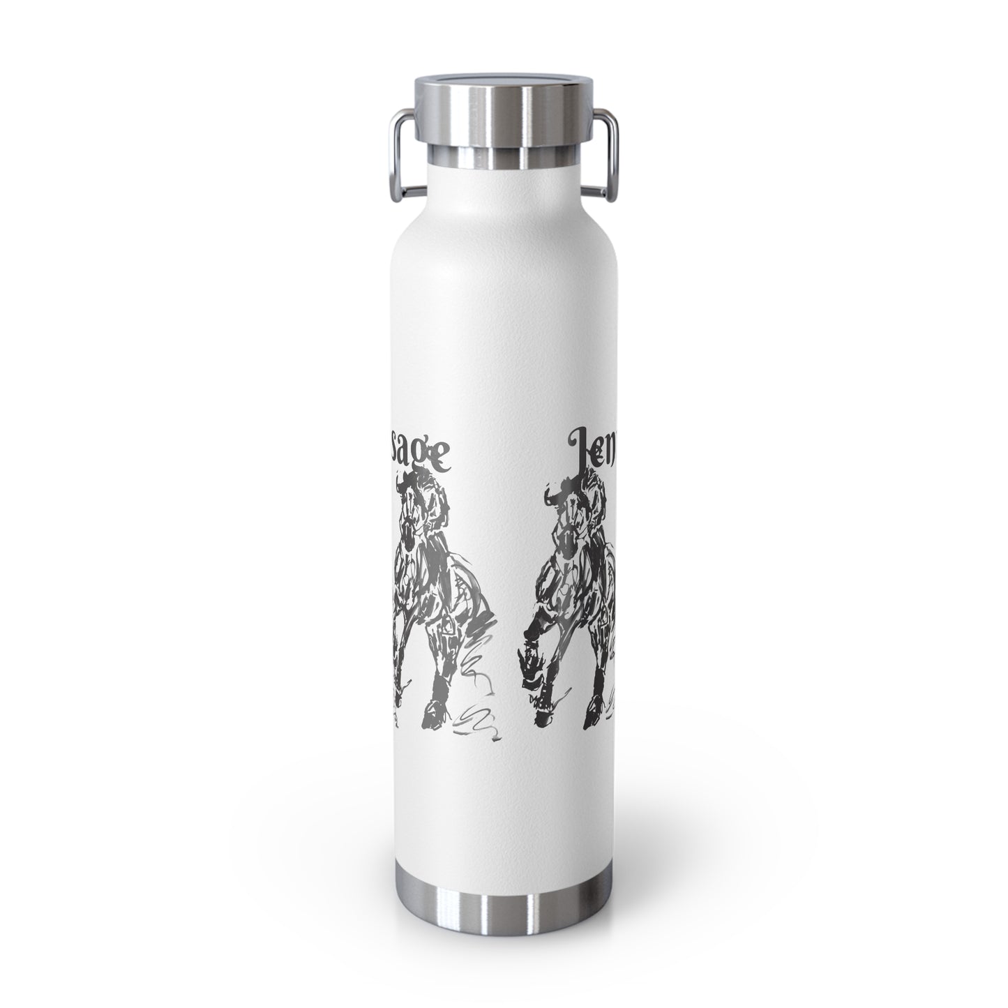 Copy of Copy of Graphic Dressage color Copper Vacuum Insulated Bottle, 22oz