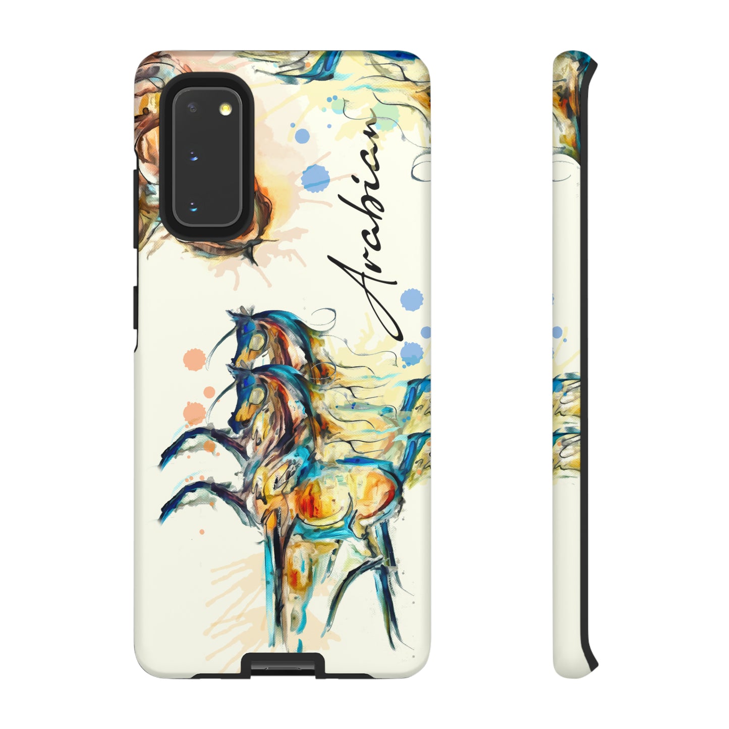 Arabian Watercolor Horse Horse Lover Gift Study Tough Case Phone Case.