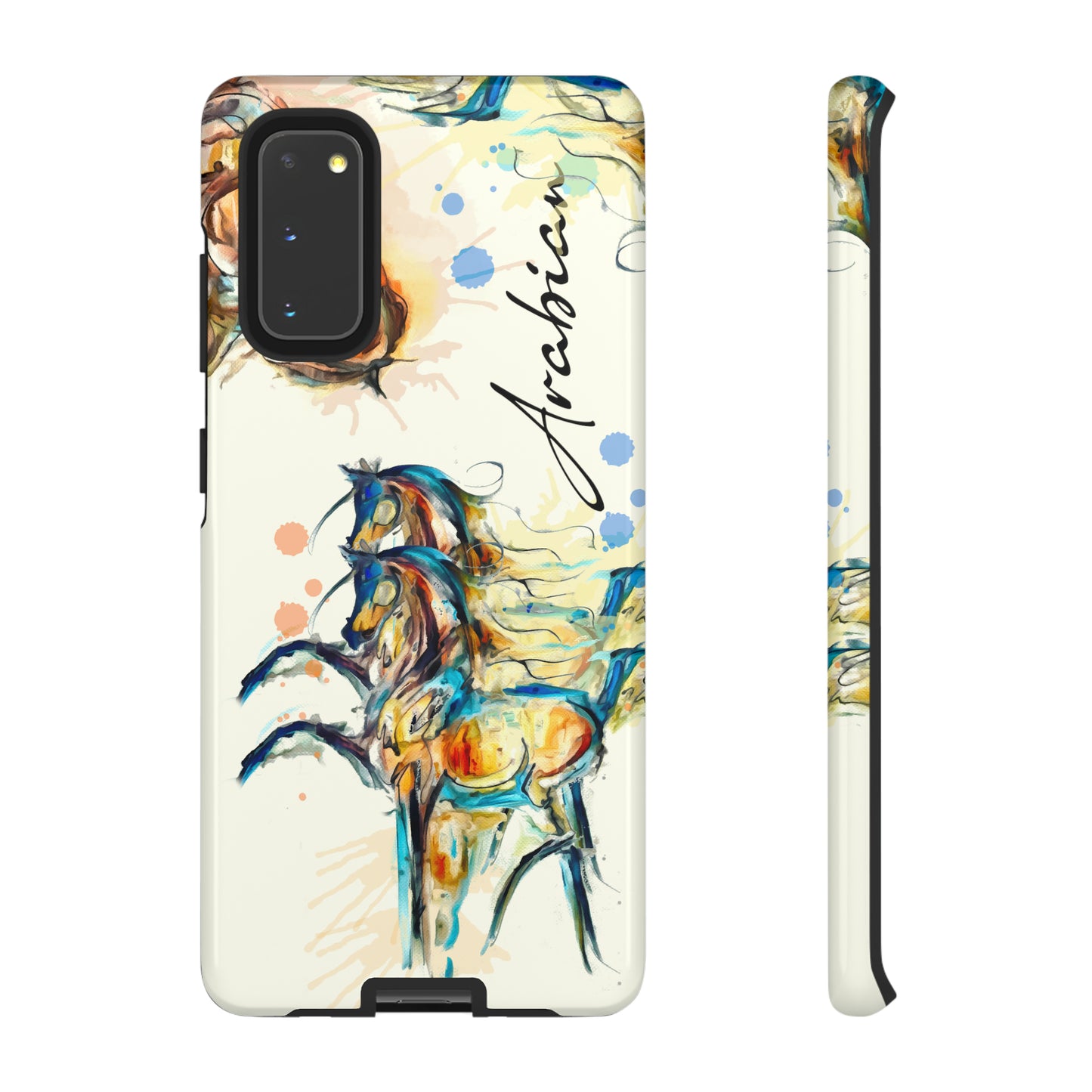 Arabian Watercolor Horse Horse Lover Gift Study Tough Case Phone Case.