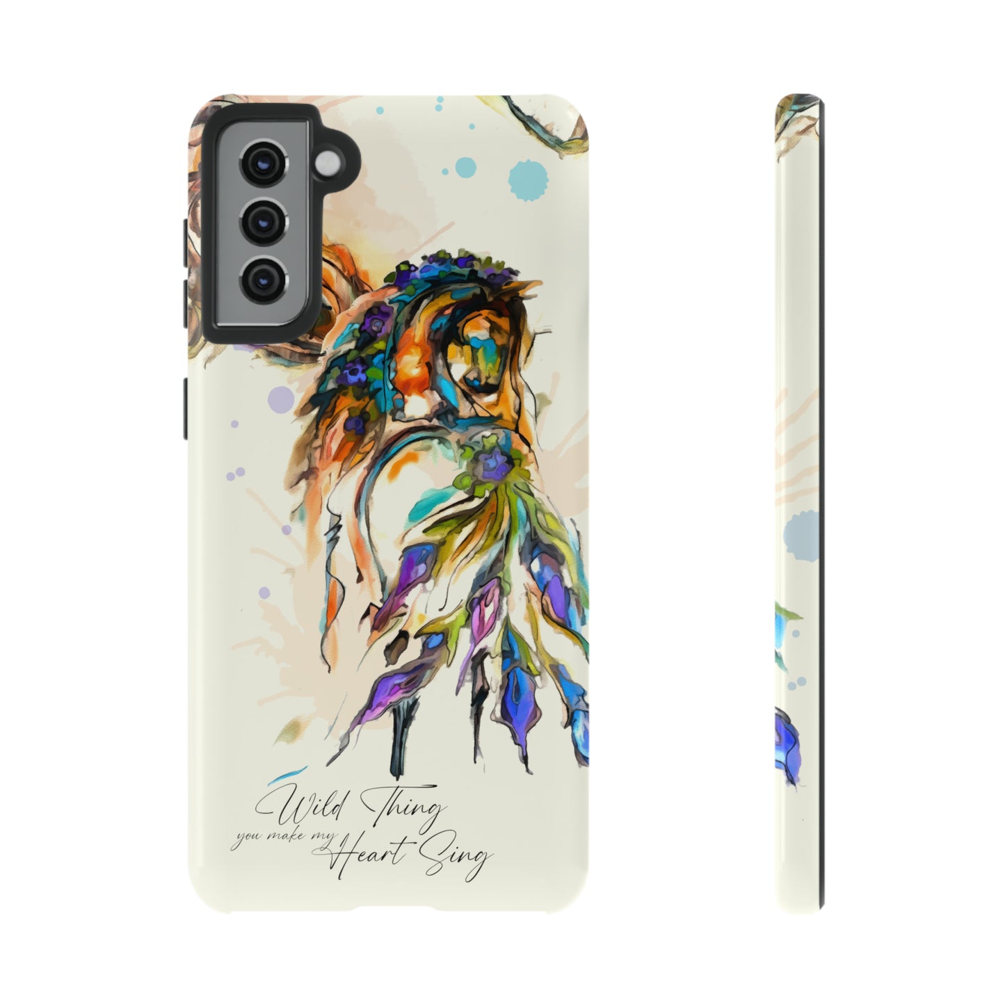Watercolor Horse Horse Lover Gift Study Tough Case Phone Case.