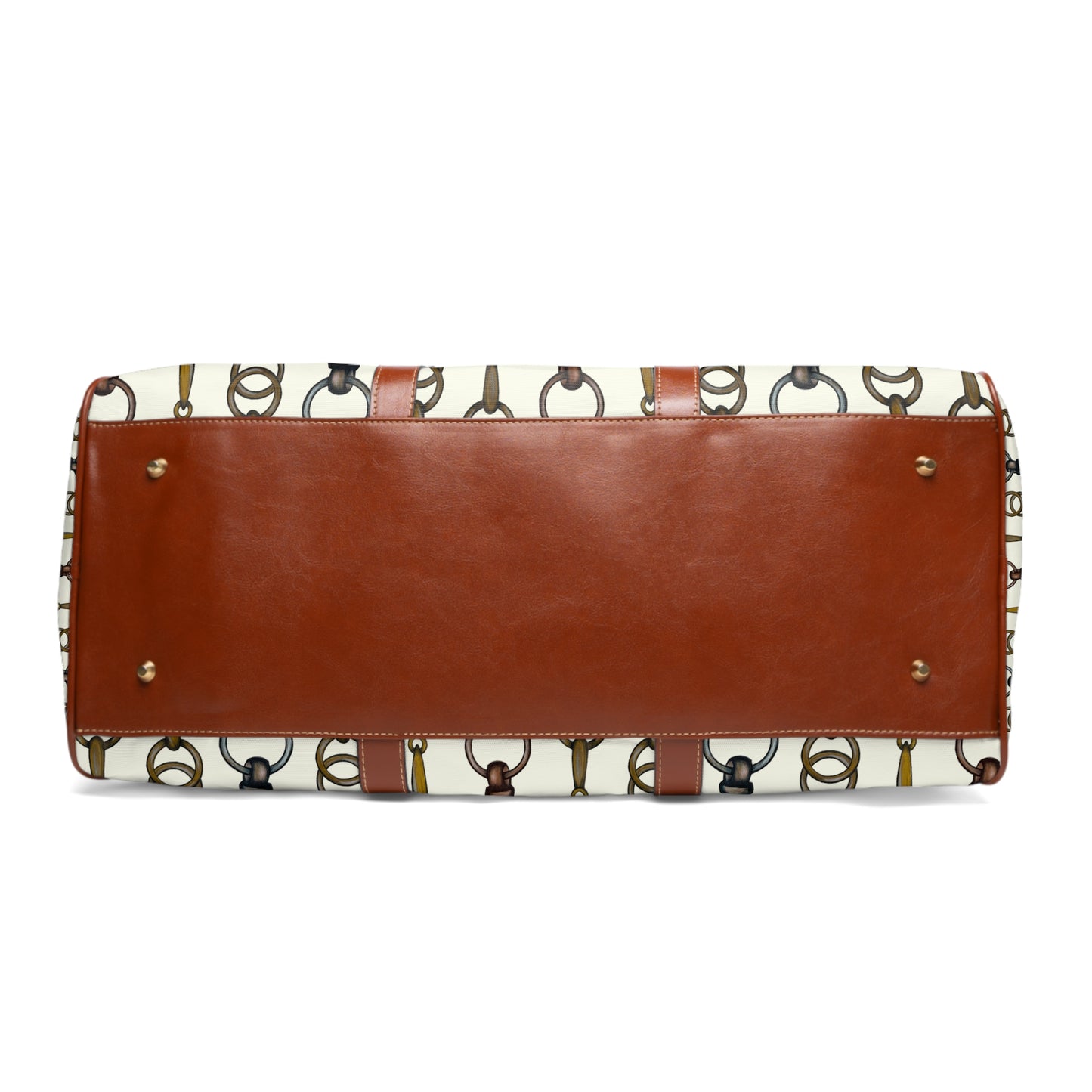 Snaffle Bit and Reins Design Waterproof Travel Bag