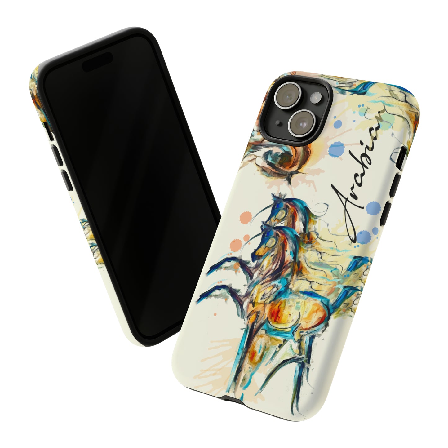 Arabian Watercolor Horse Horse Lover Gift Study Tough Case Phone Case.