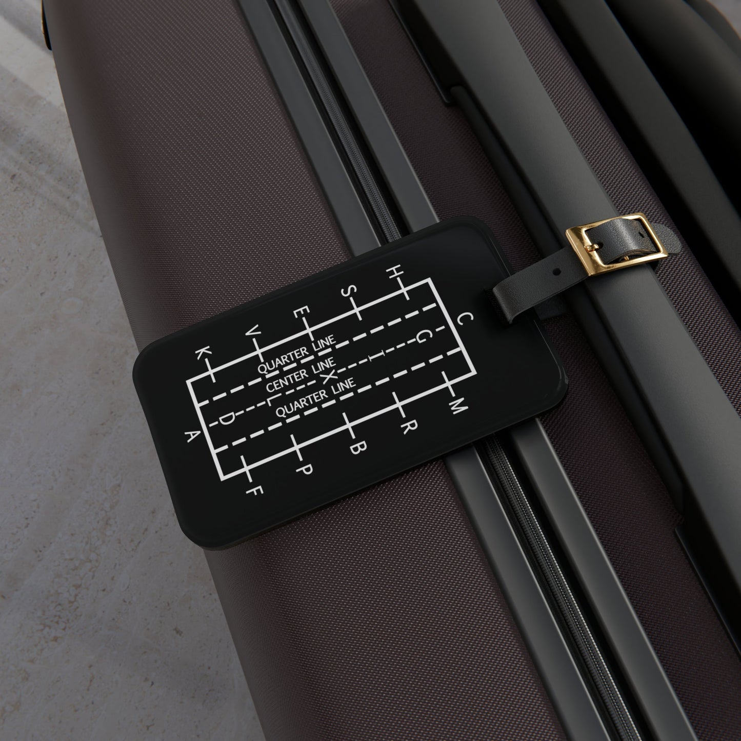 Dressage Arena Luggage Tag
