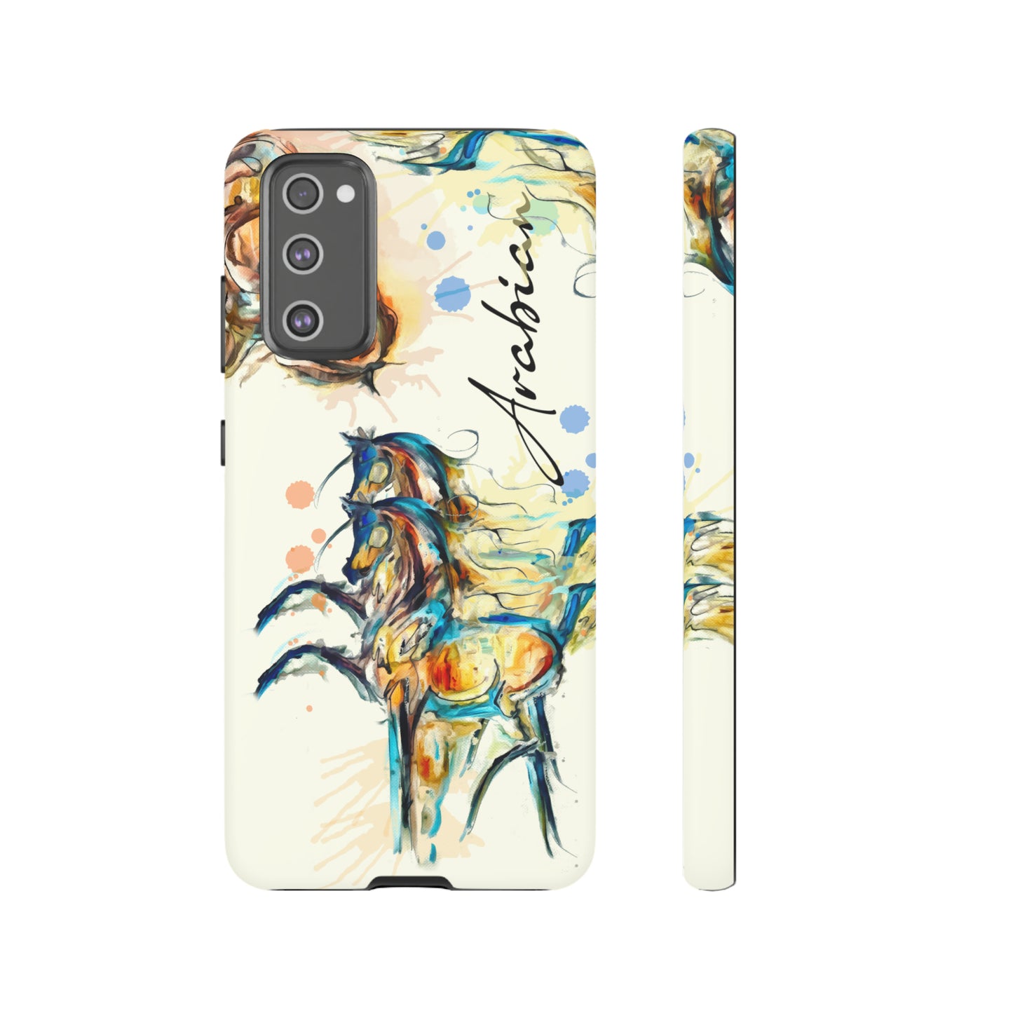 Arabian Watercolor Horse Horse Lover Gift Study Tough Case Phone Case.