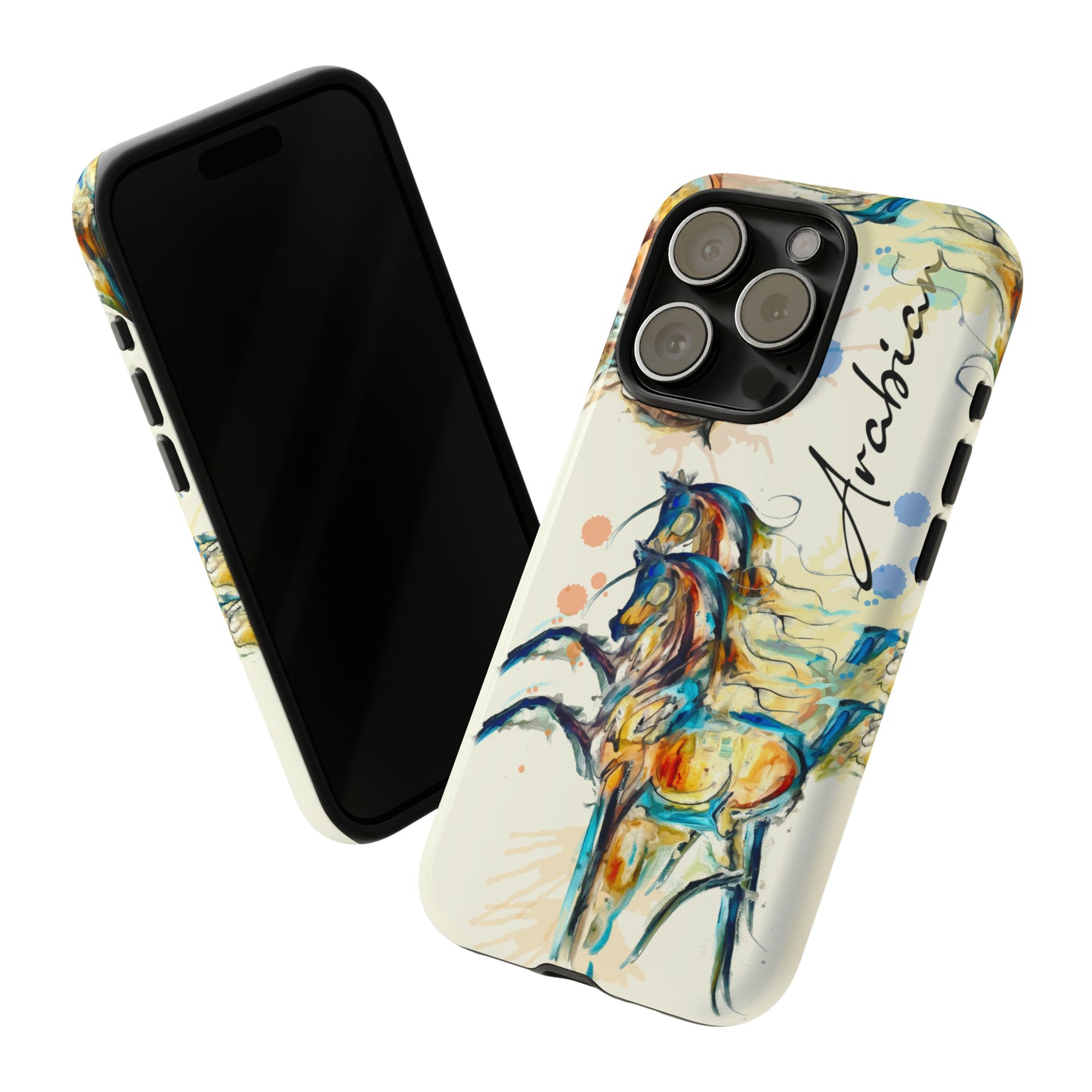 Arabian Watercolor Horse Horse Lover Gift Study Tough Case Phone Case.