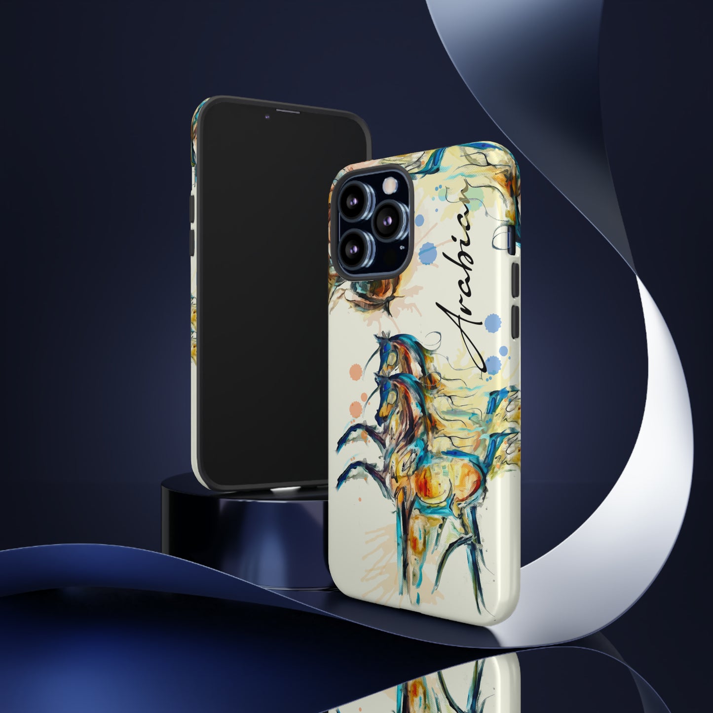 Arabian Watercolor Horse Horse Lover Gift Study Tough Case Phone Case.
