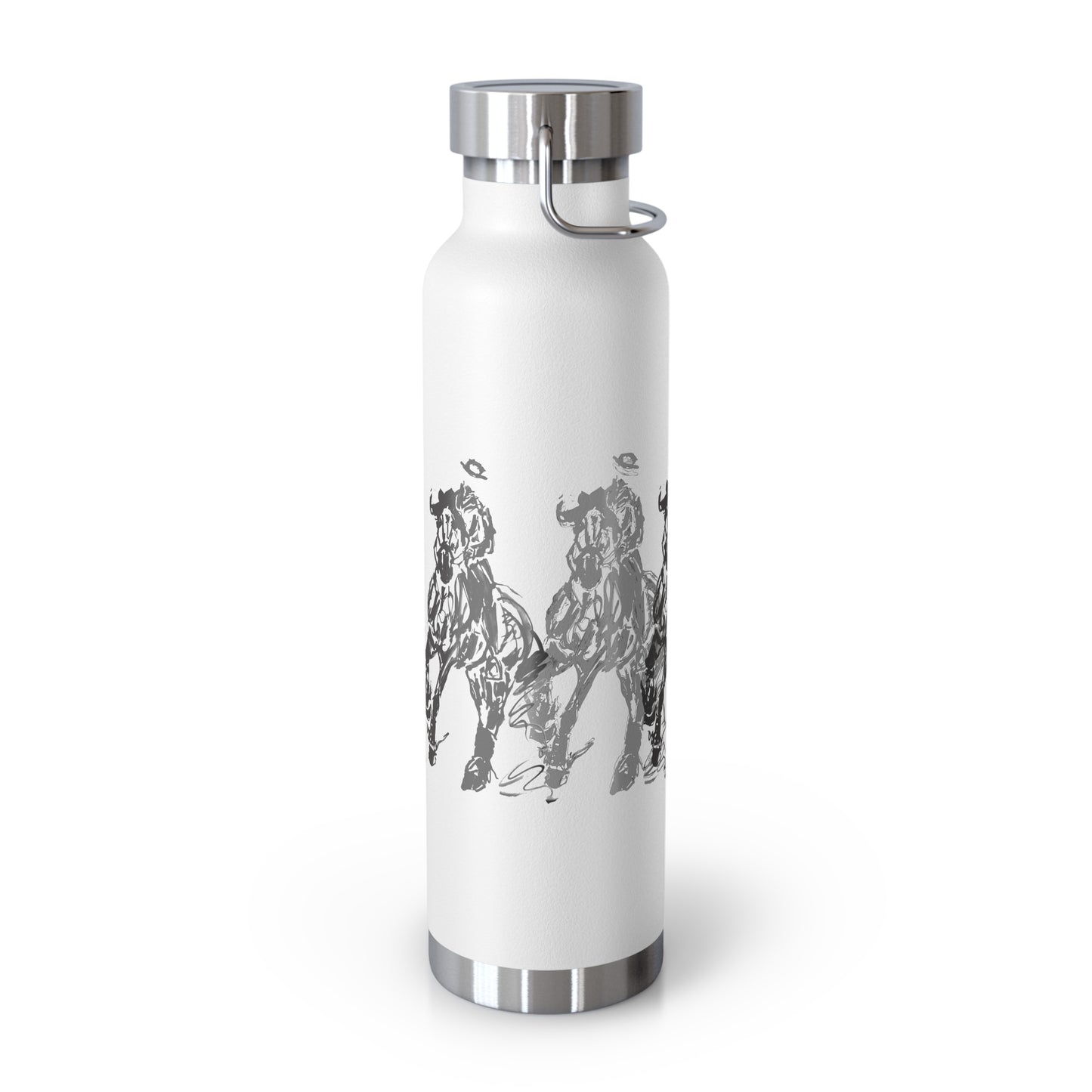 Graphic Dressage color Copper Vacuum Insulated Bottle, 22oz