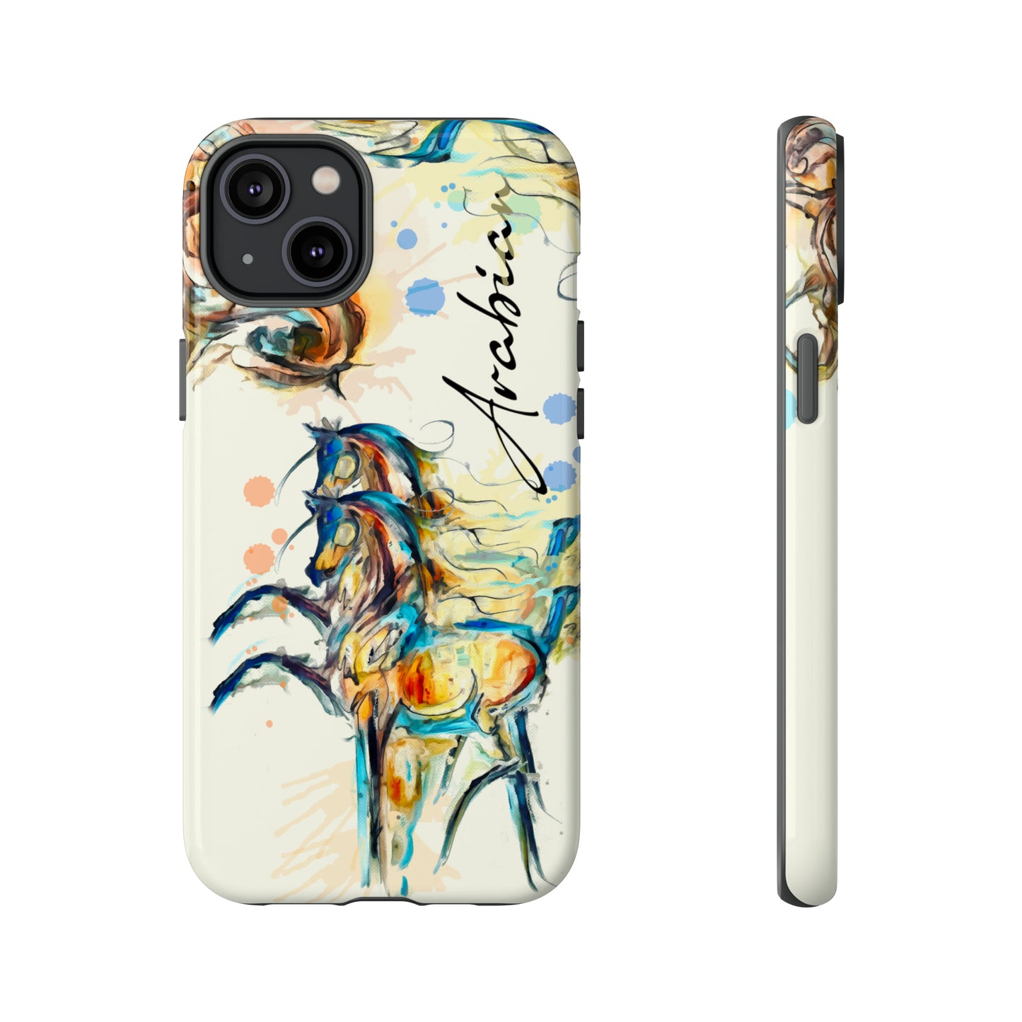 Arabian Watercolor Horse Horse Lover Gift Study Tough Case Phone Case.