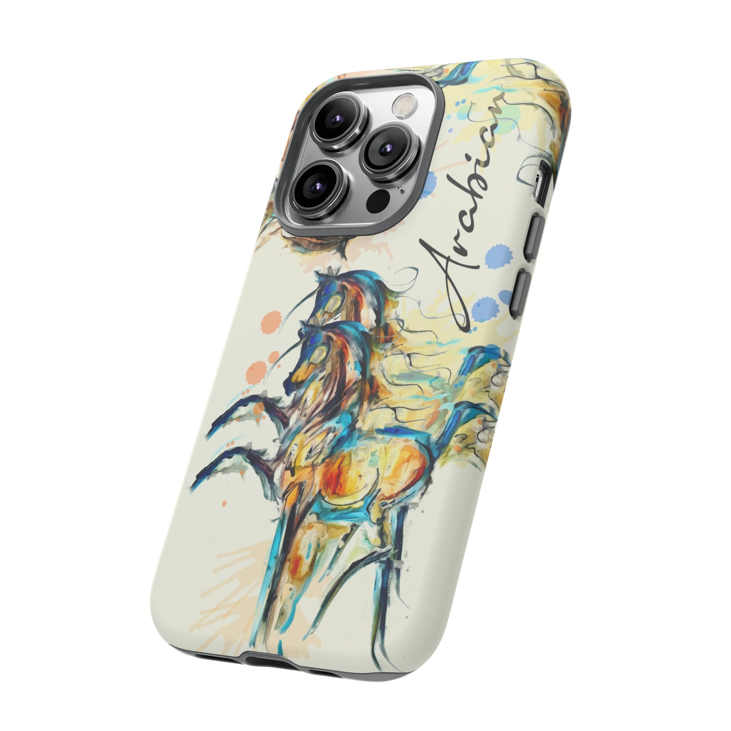 Arabian Watercolor Horse Horse Lover Gift Study Tough Case Phone Case.