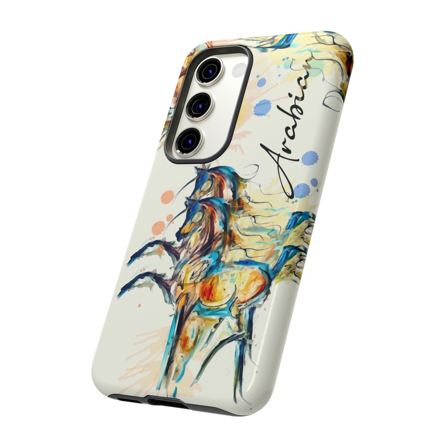 Arabian Watercolor Horse Horse Lover Gift Study Tough Case Phone Case.
