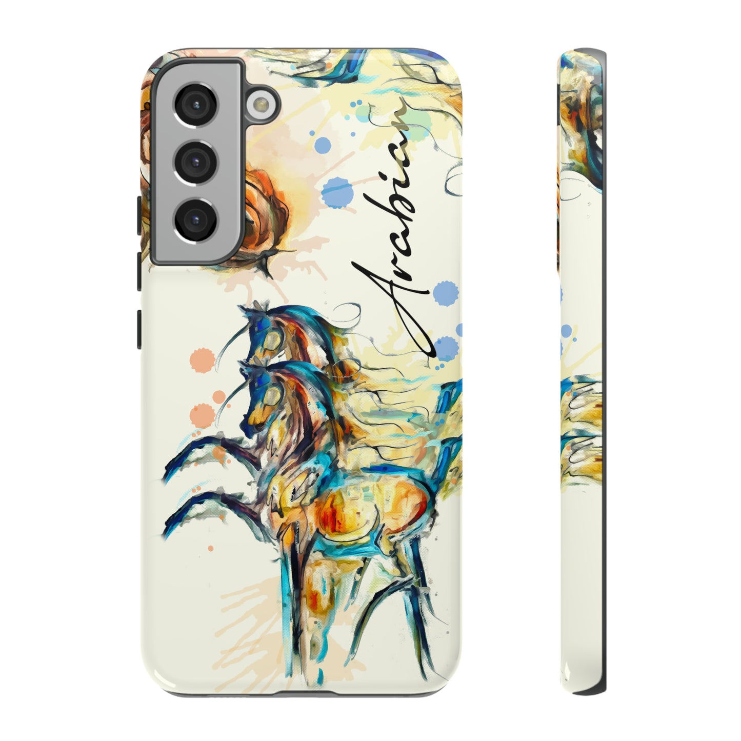 Arabian Watercolor Horse Horse Lover Gift Study Tough Case Phone Case.