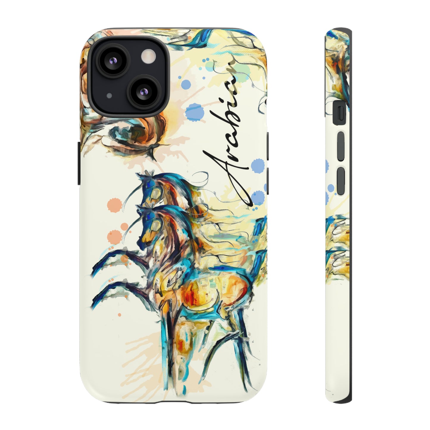 Arabian Watercolor Horse Horse Lover Gift Study Tough Case Phone Case.