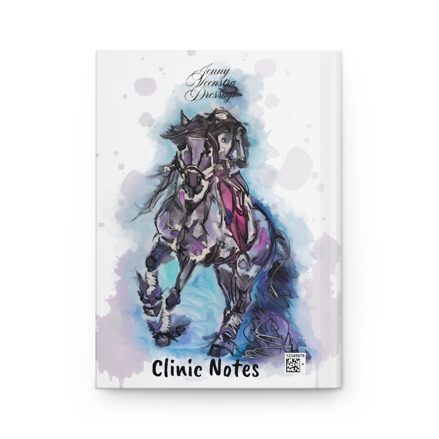 Friesian Canter Equestrian Snaffle Bit Hardcover Journal Matte