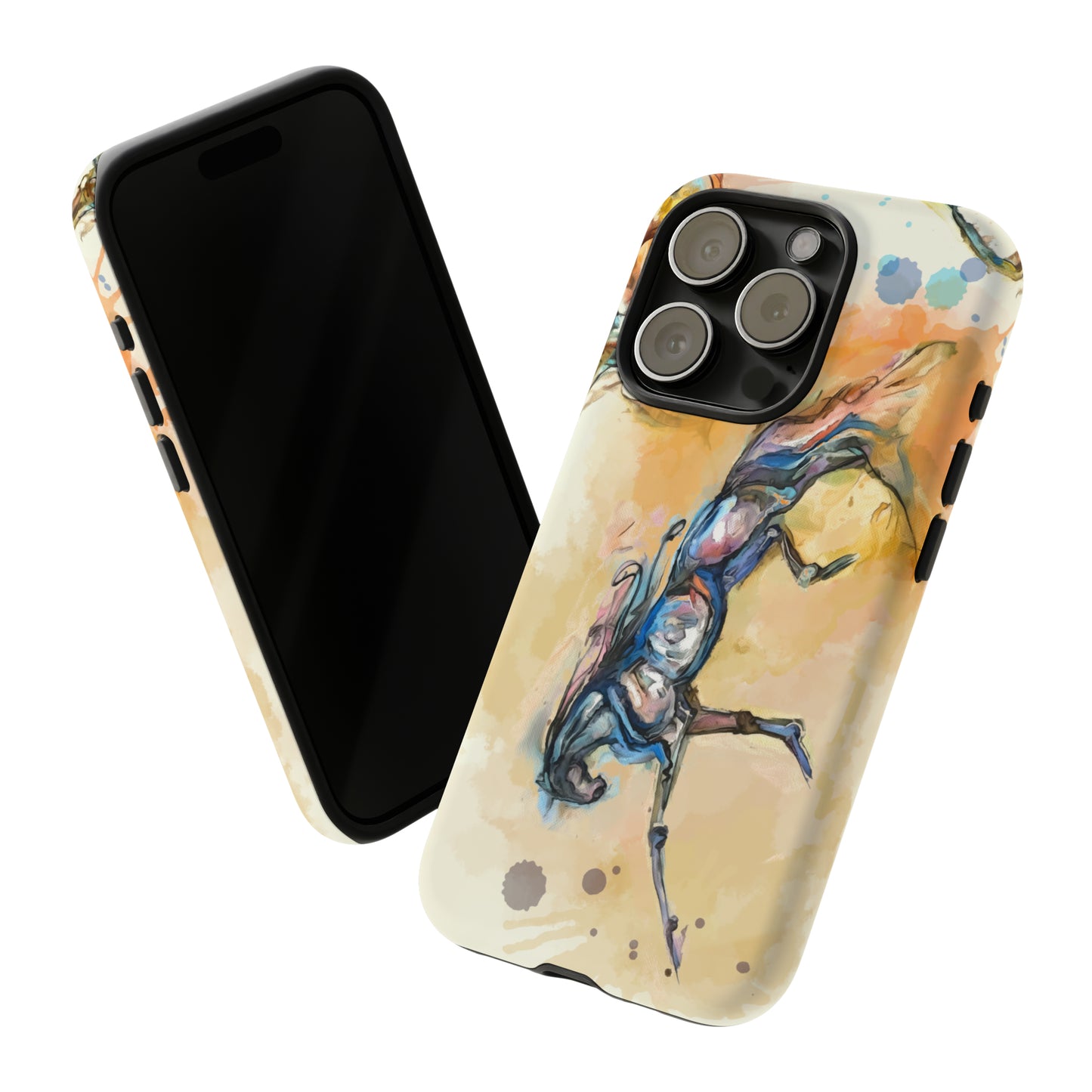 Watercolor Horse Horse Lover Gift Study Tough Case Phone Case.