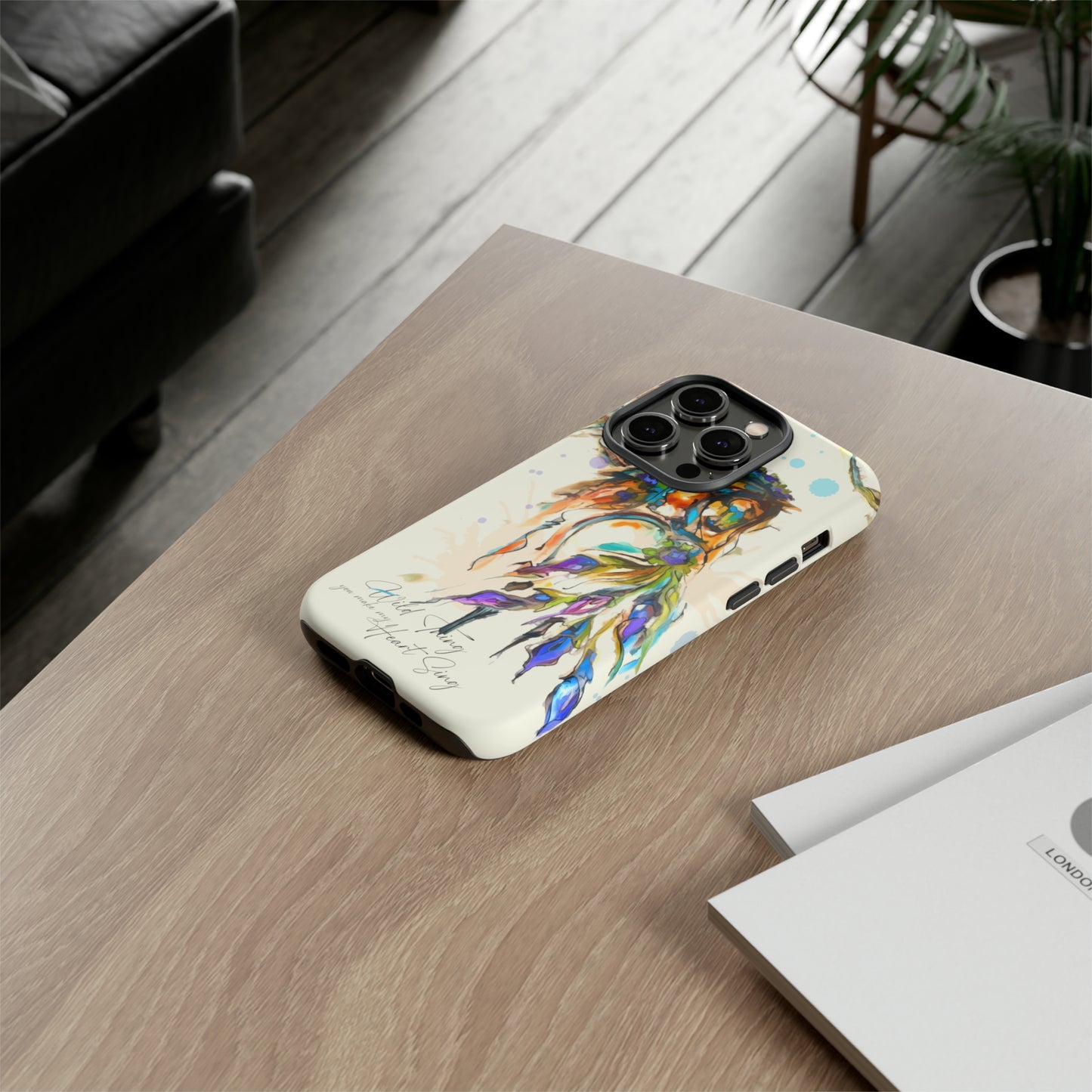 Watercolor Horse Horse Lover Gift Study Tough Case Phone Case.