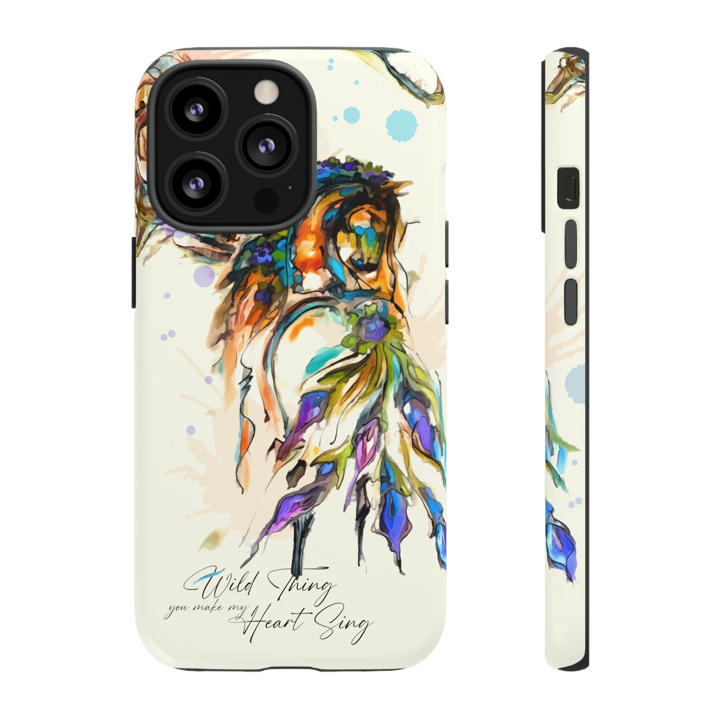 Watercolor Horse Horse Lover Gift Study Tough Case Phone Case.