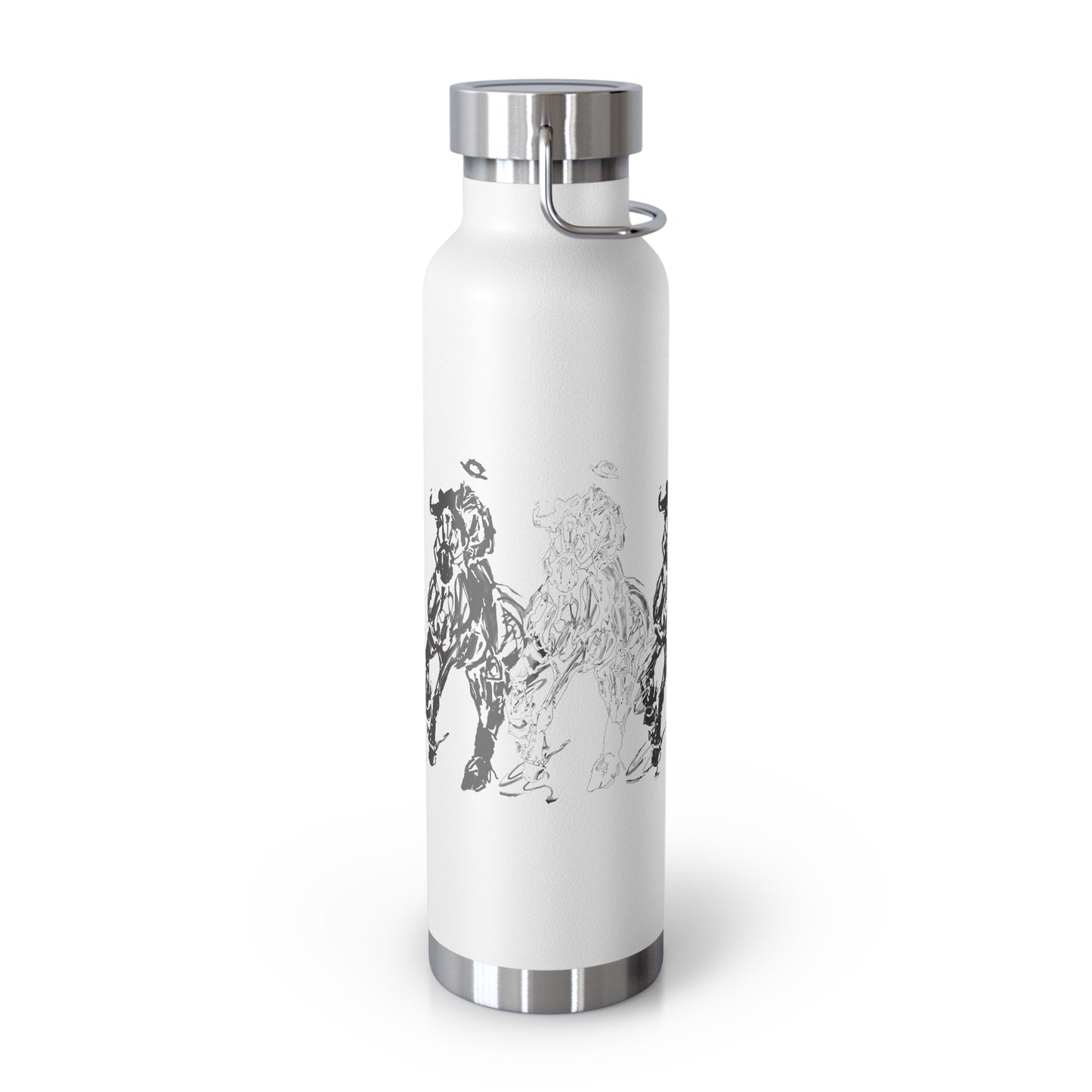 Graphic Dressage Copper Vacuum Insulated Bottle, 22oz