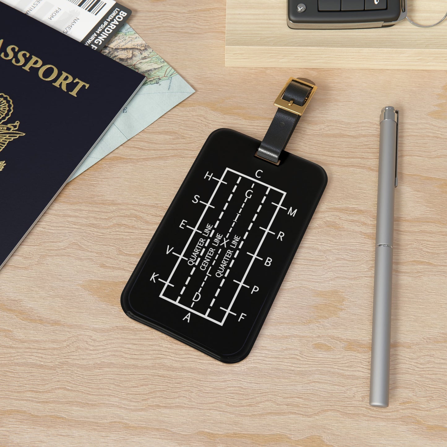 Dressage Arena Luggage Tag