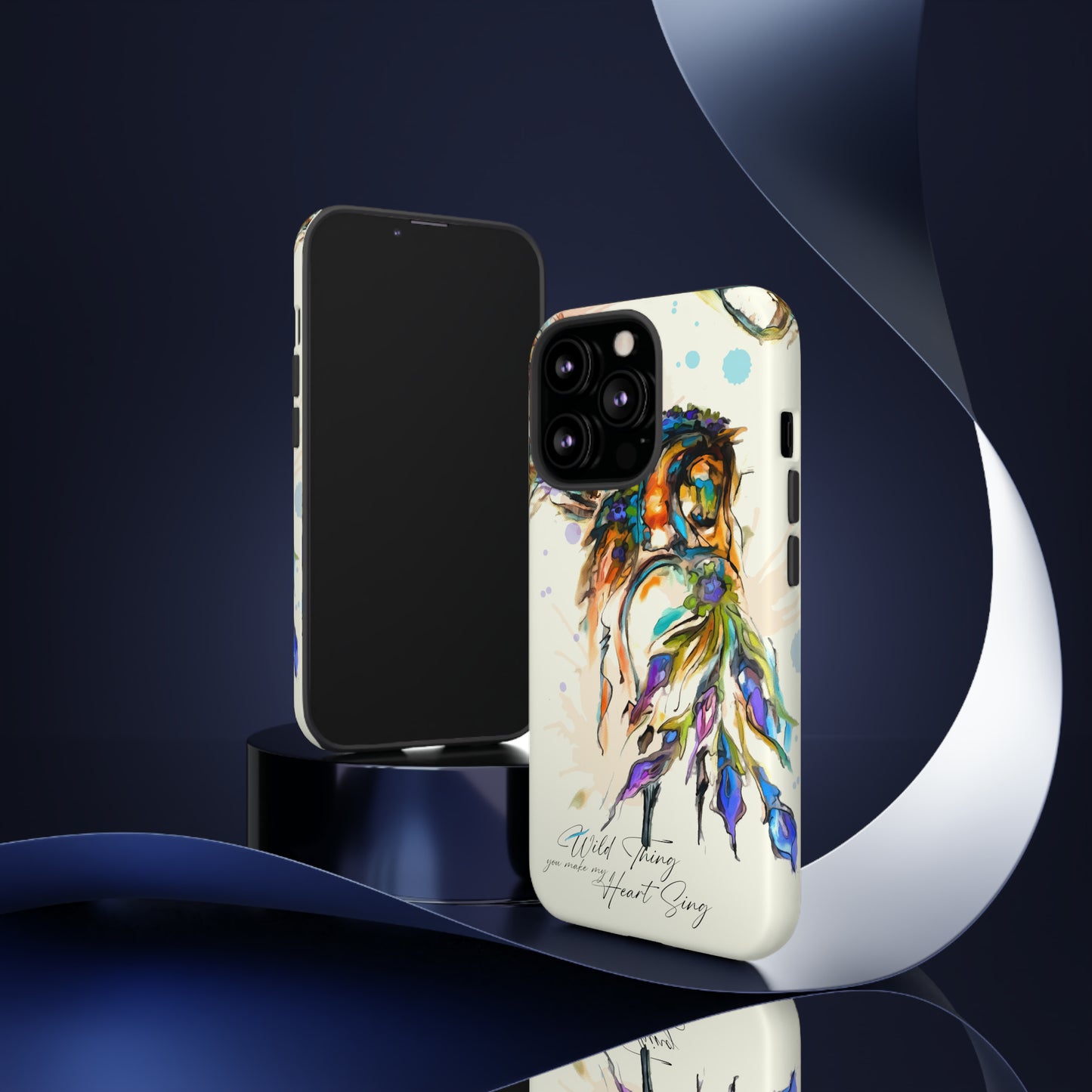Watercolor Horse Horse Lover Gift Study Tough Case Phone Case.