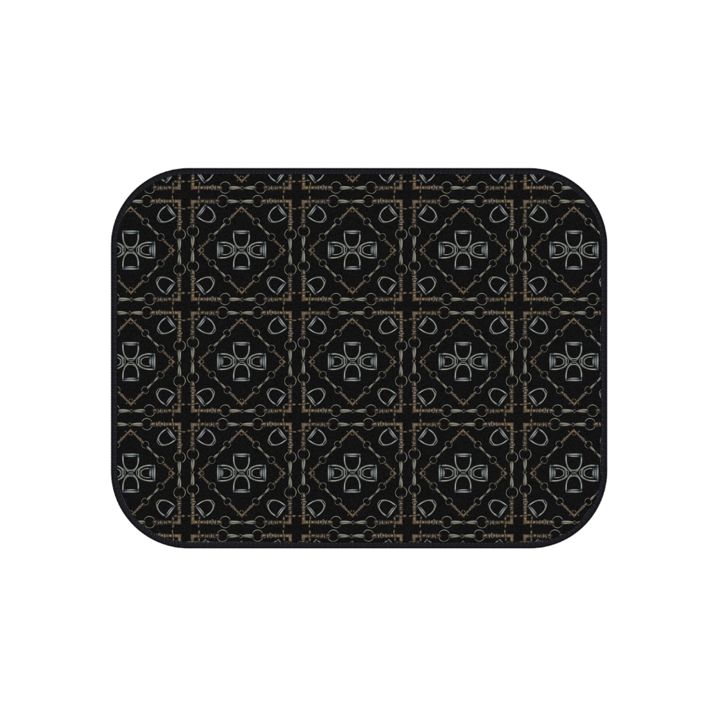 Customizable Geometric Bit Car Mats (Set of 4)