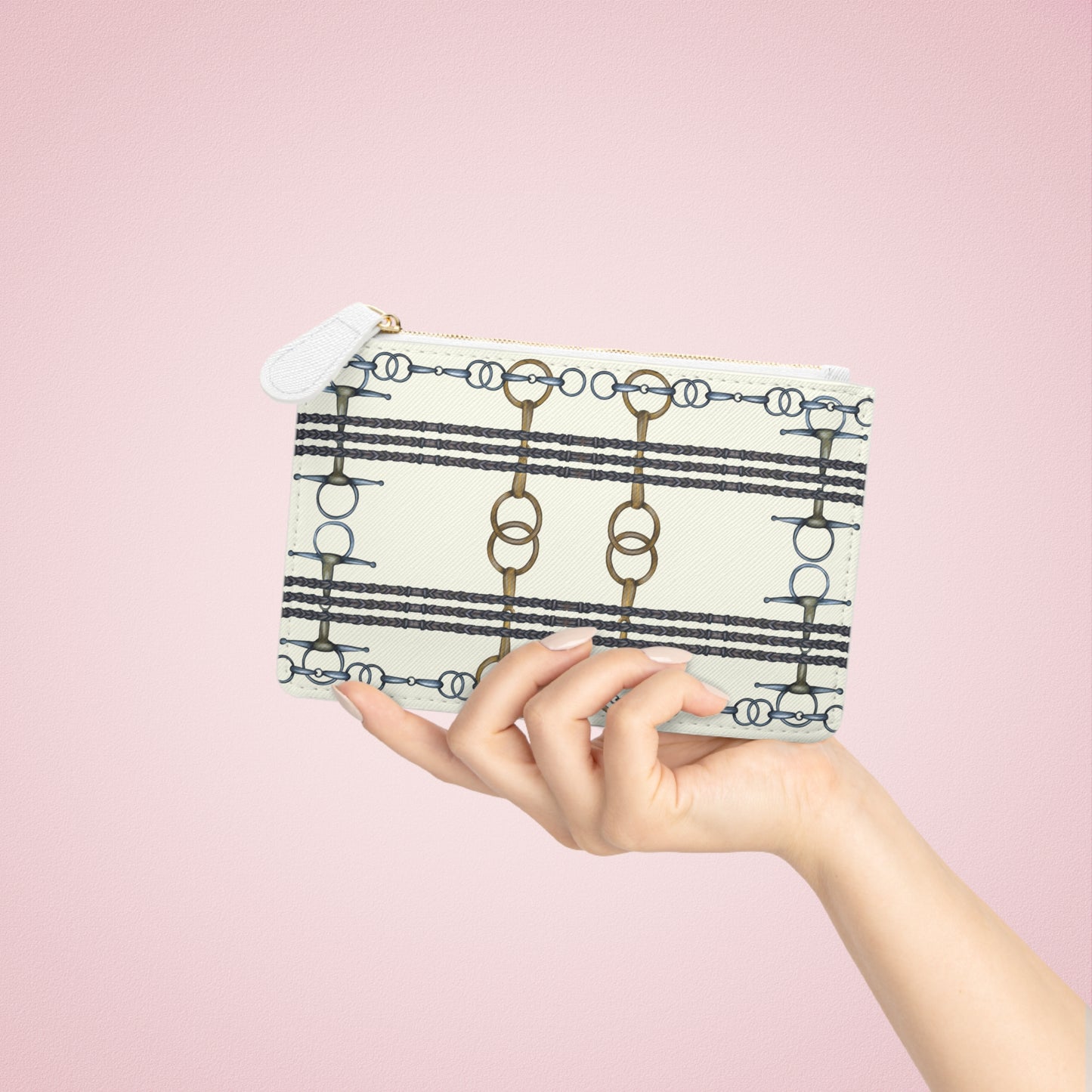 Reins and Bits Pattern Mini Clutch Bag