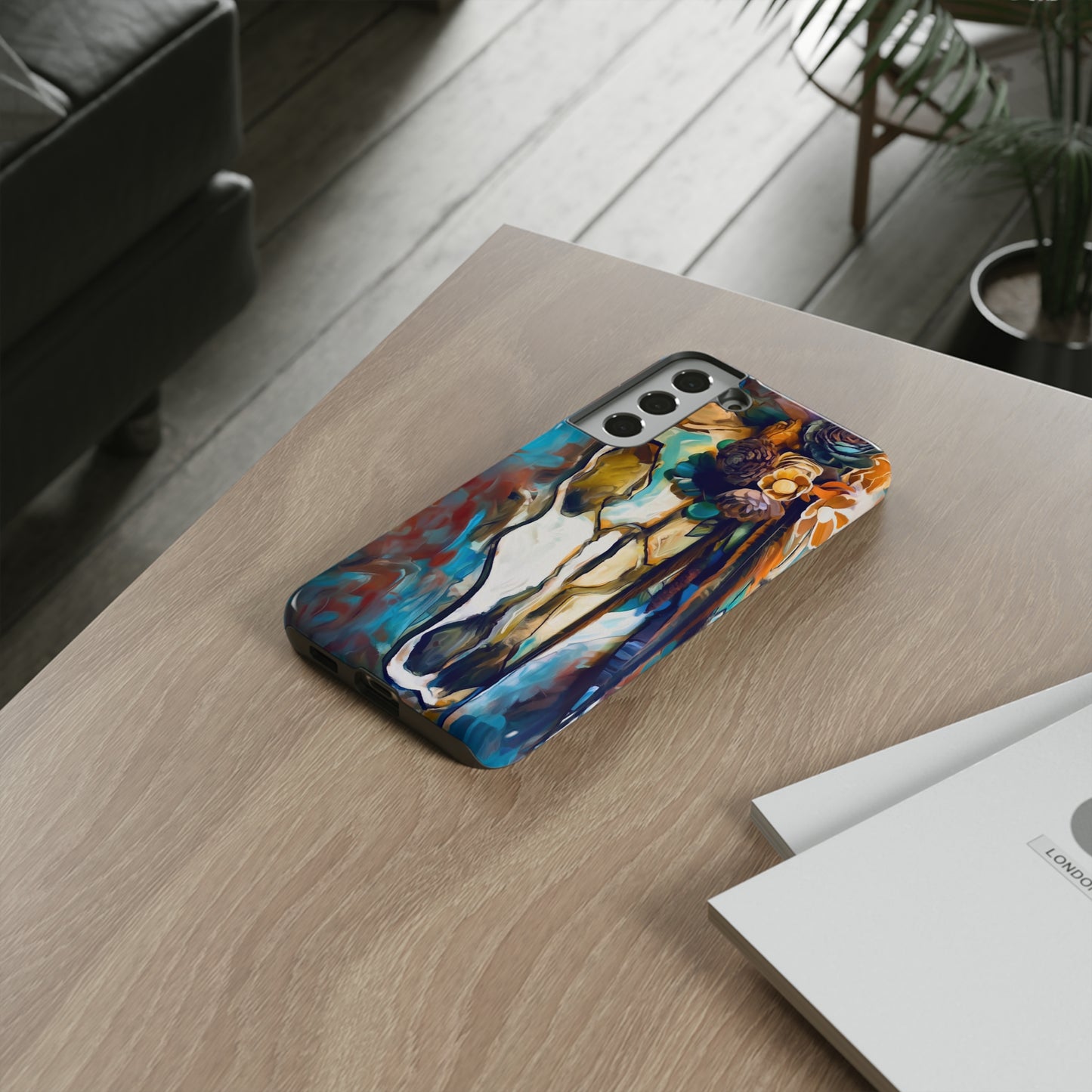 SouthWestern Sugar skull BoHo Art Tough Case Phone Case.
