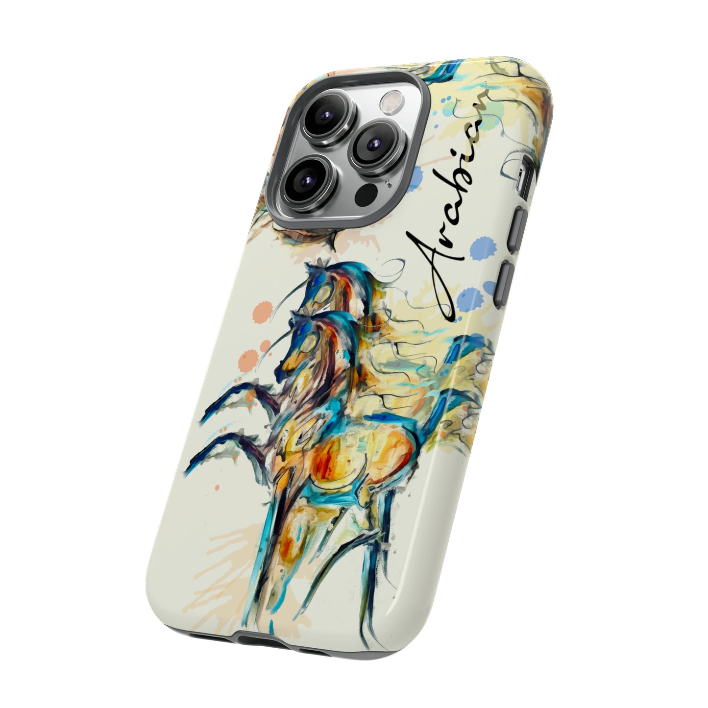 Arabian Watercolor Horse Horse Lover Gift Study Tough Case Phone Case.