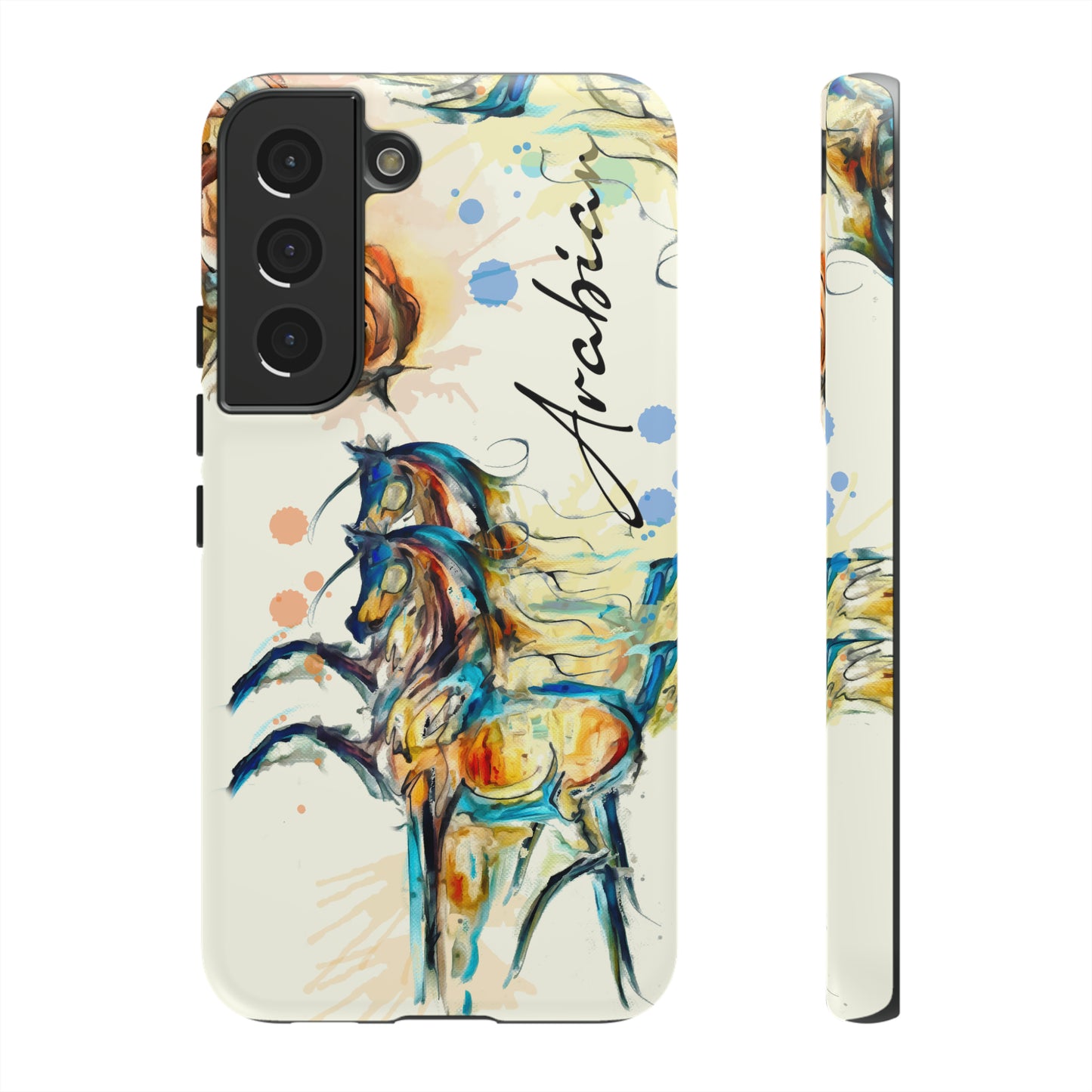 Arabian Watercolor Horse Horse Lover Gift Study Tough Case Phone Case.