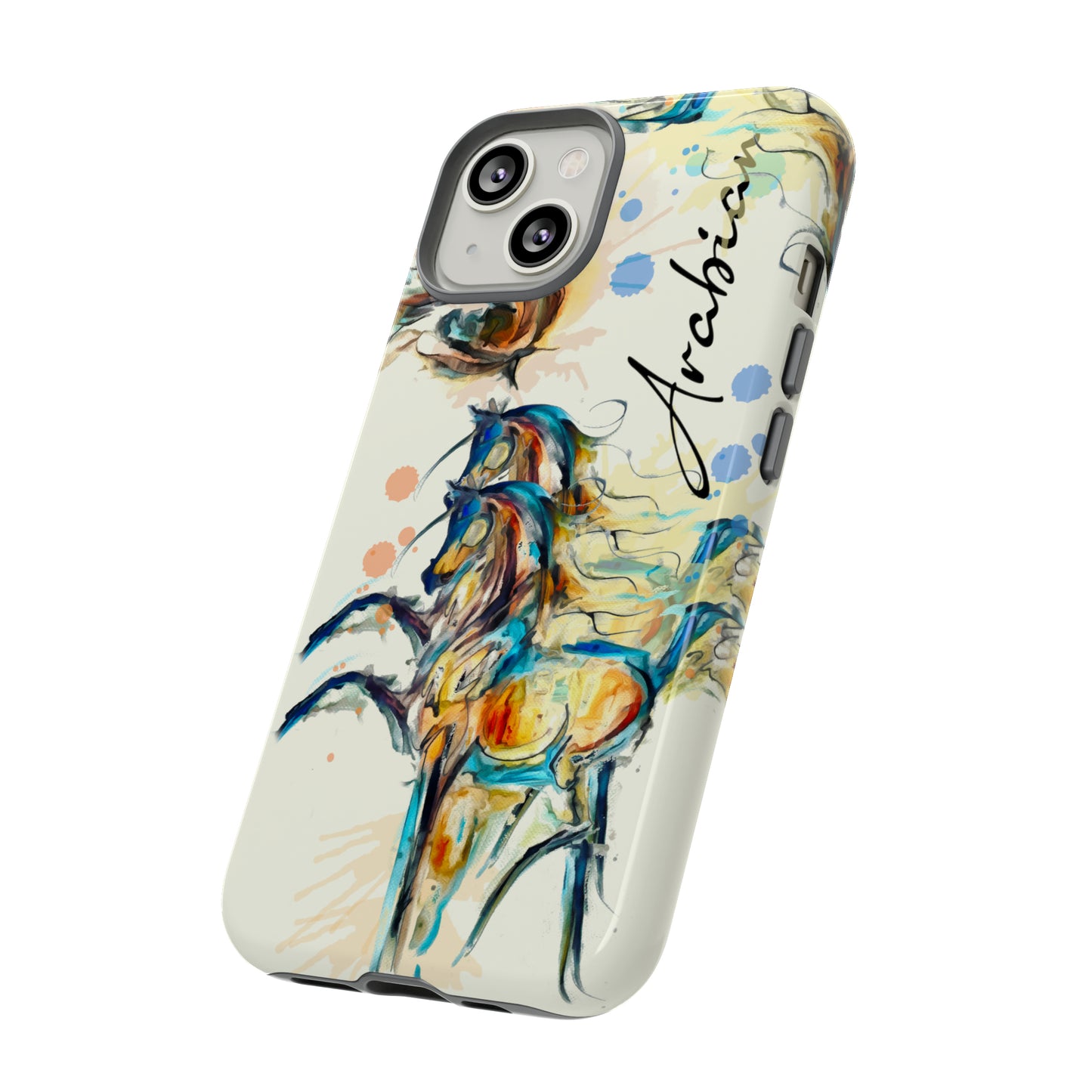 Arabian Watercolor Horse Horse Lover Gift Study Tough Case Phone Case.