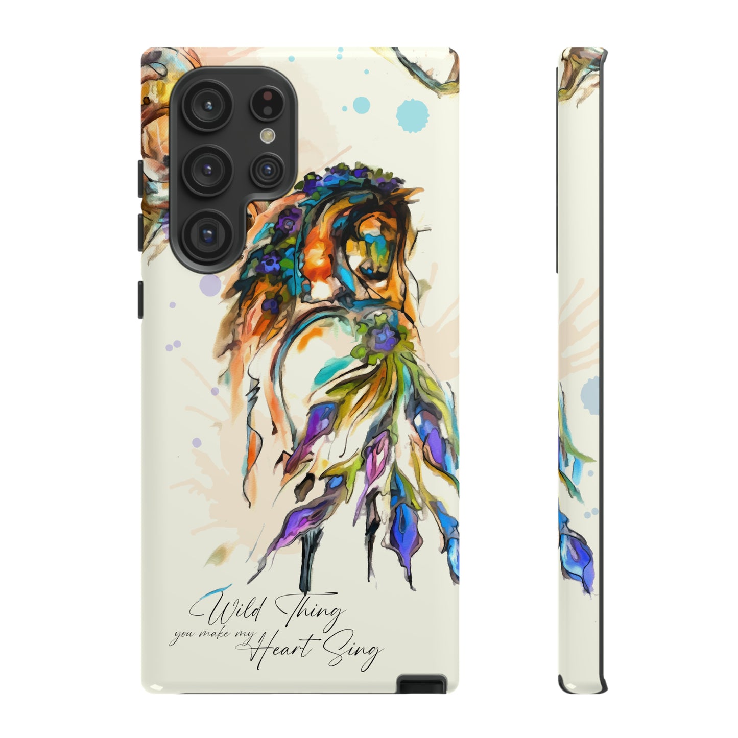 Watercolor Horse Horse Lover Gift Study Tough Case Phone Case.