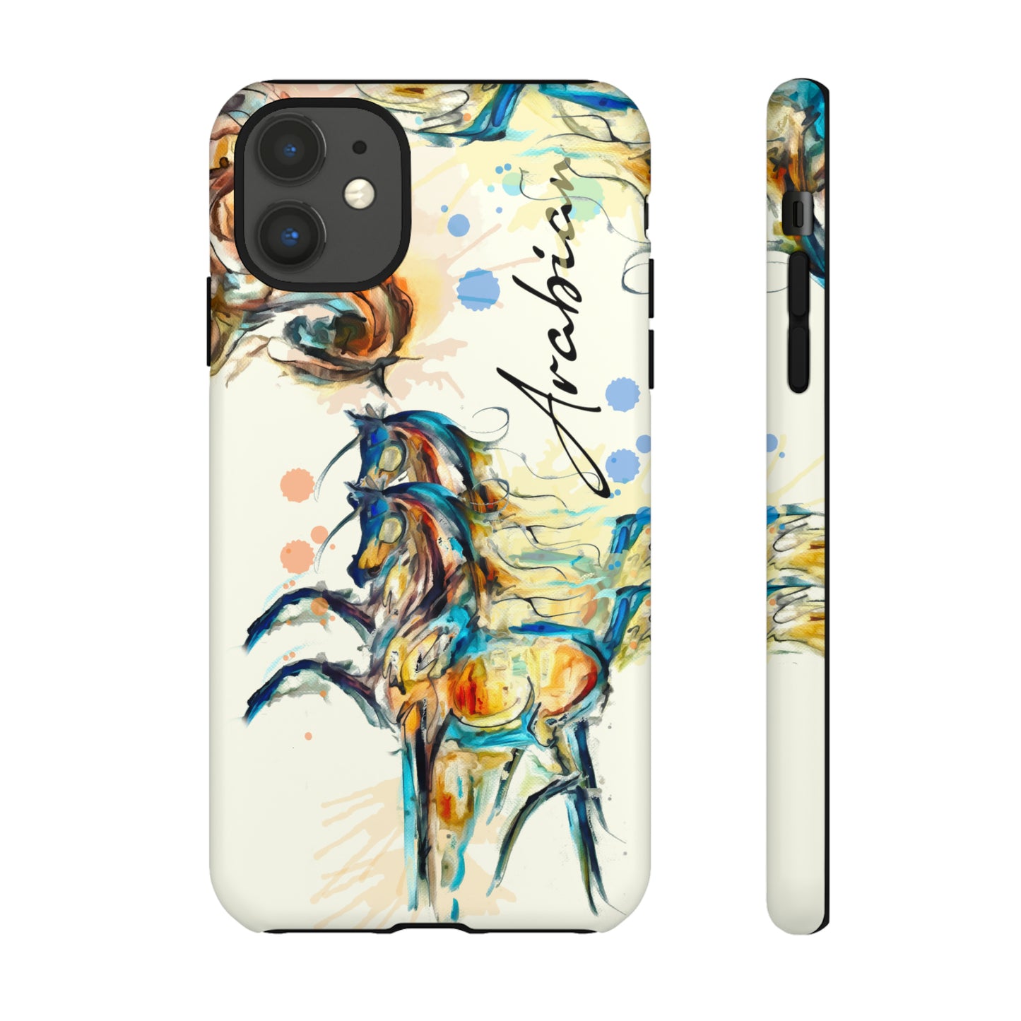 Arabian Watercolor Horse Horse Lover Gift Study Tough Case Phone Case.