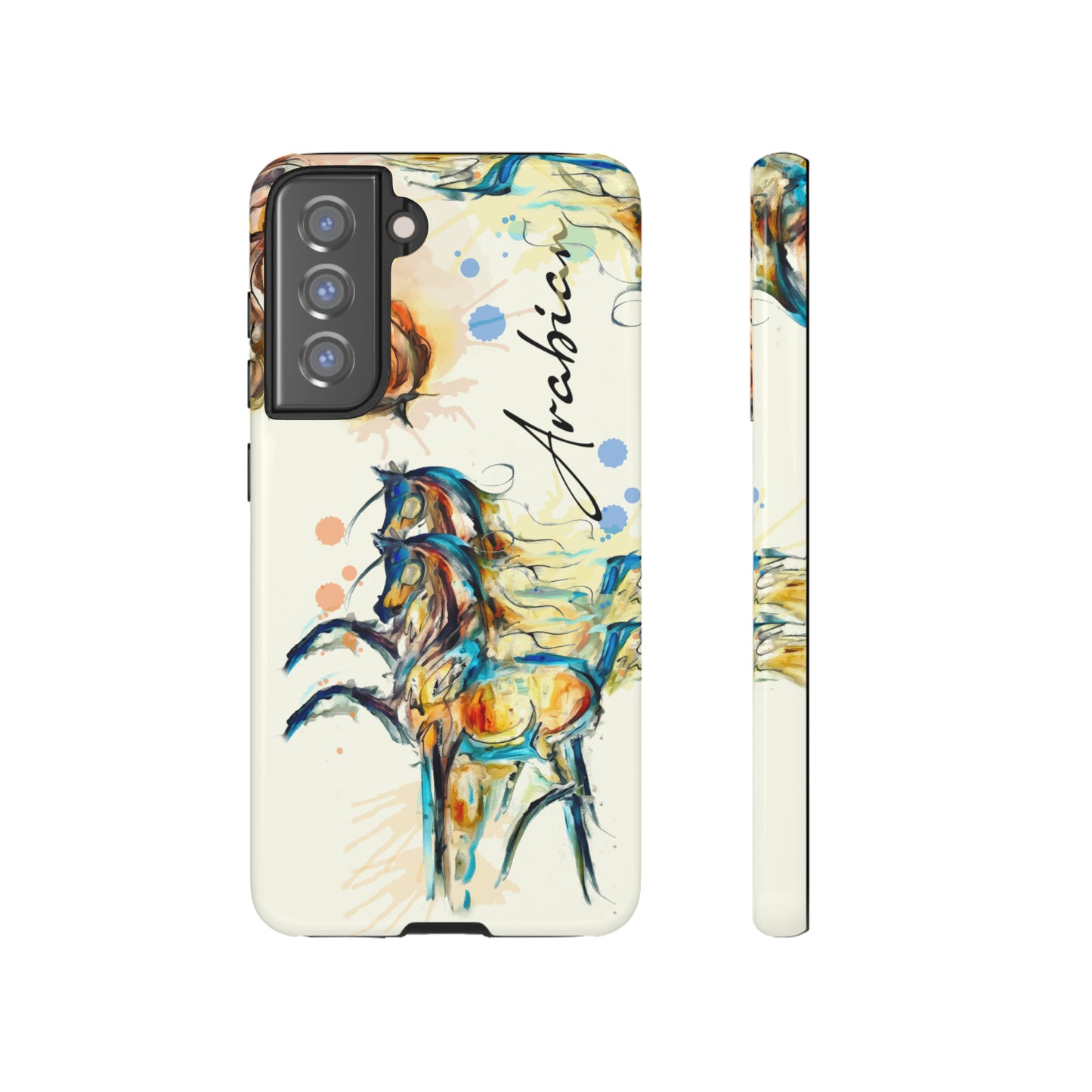 Arabian Watercolor Horse Horse Lover Gift Study Tough Case Phone Case.