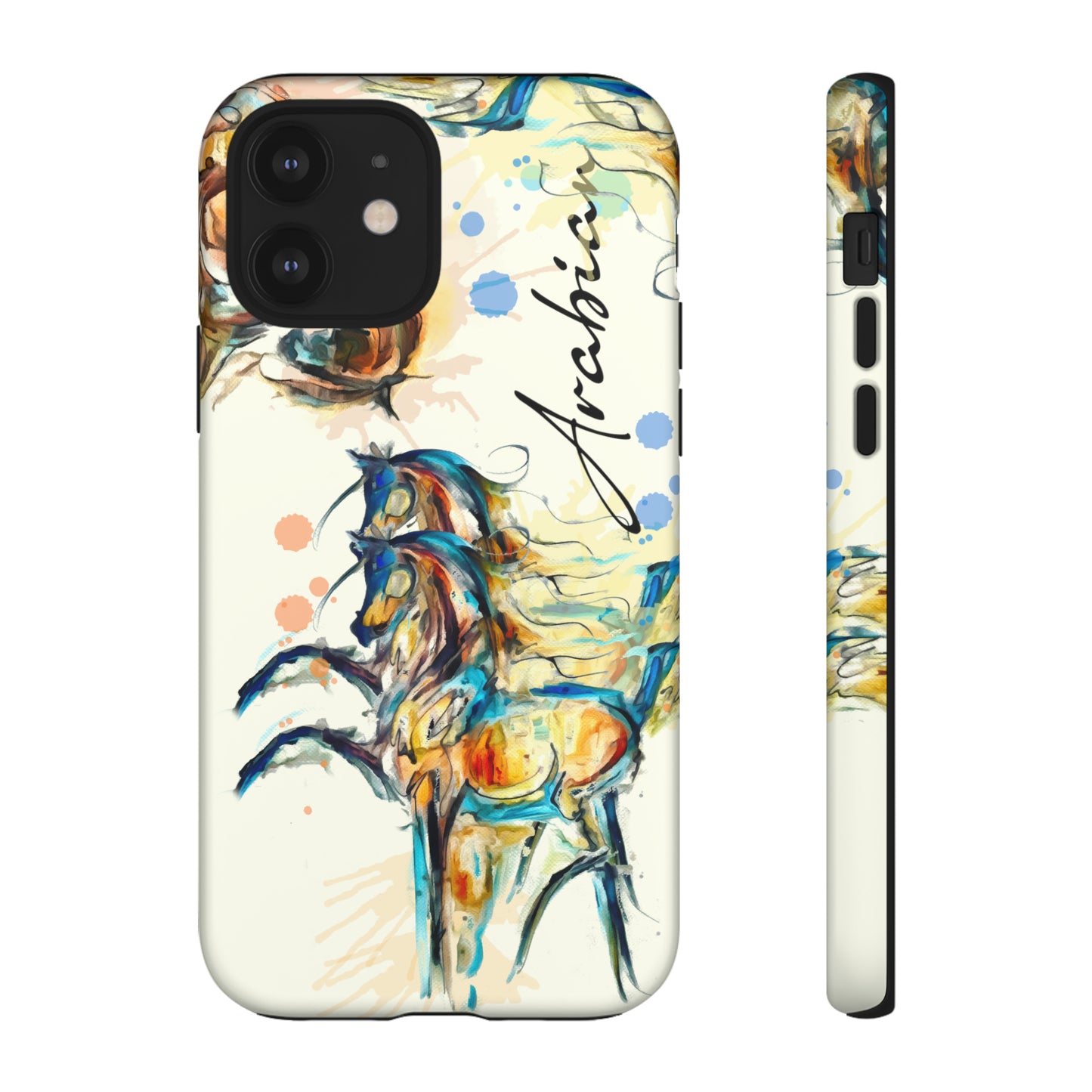 Arabian Watercolor Horse Horse Lover Gift Study Tough Case Phone Case.