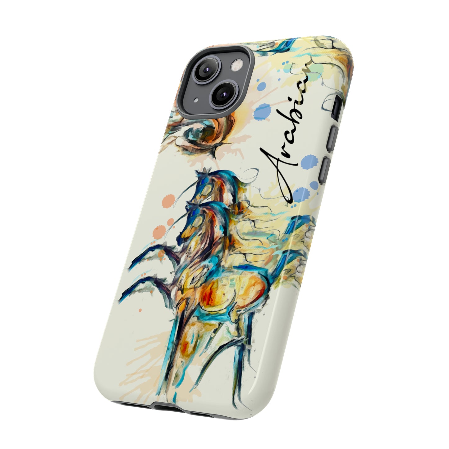 Arabian Watercolor Horse Horse Lover Gift Study Tough Case Phone Case.