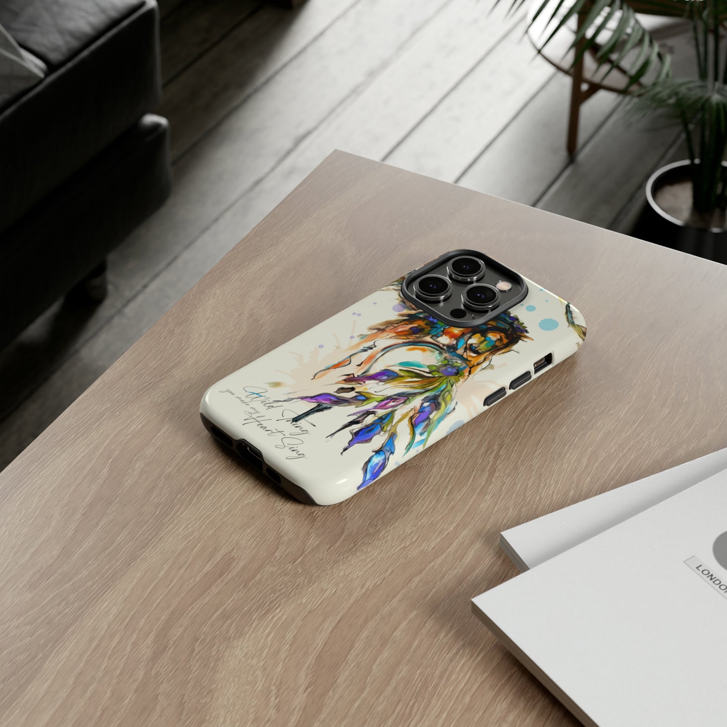 Watercolor Horse Horse Lover Gift Study Tough Case Phone Case.