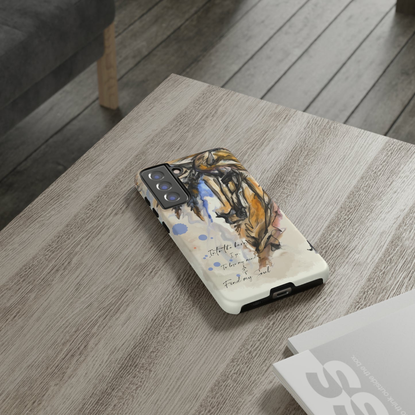 Inspirational Watercolor Horse Horse Lover Gift Study Tough Case Phone Case.