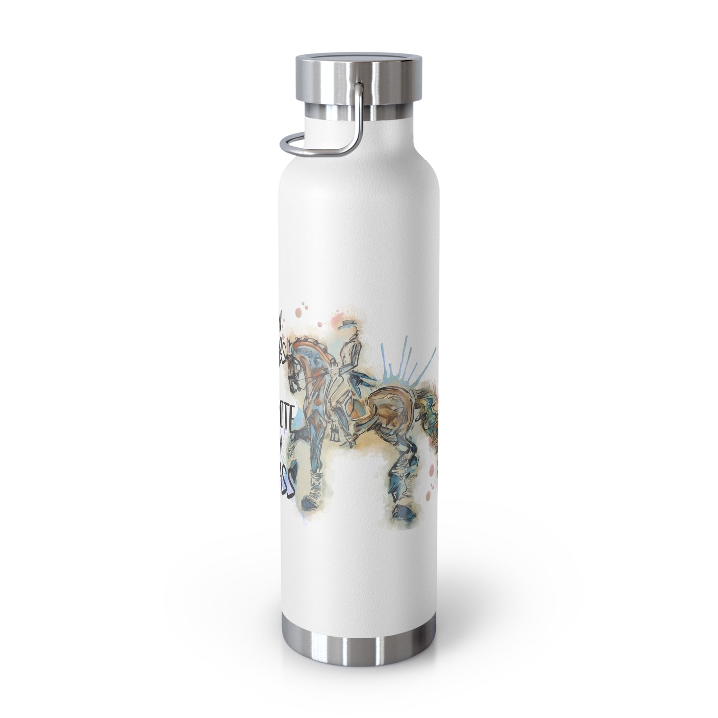 Swearing Dressage Copper Vacuum Insulated Bottle, 22oz