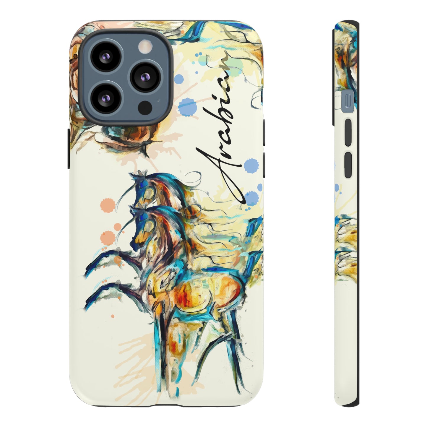 Arabian Watercolor Horse Horse Lover Gift Study Tough Case Phone Case.