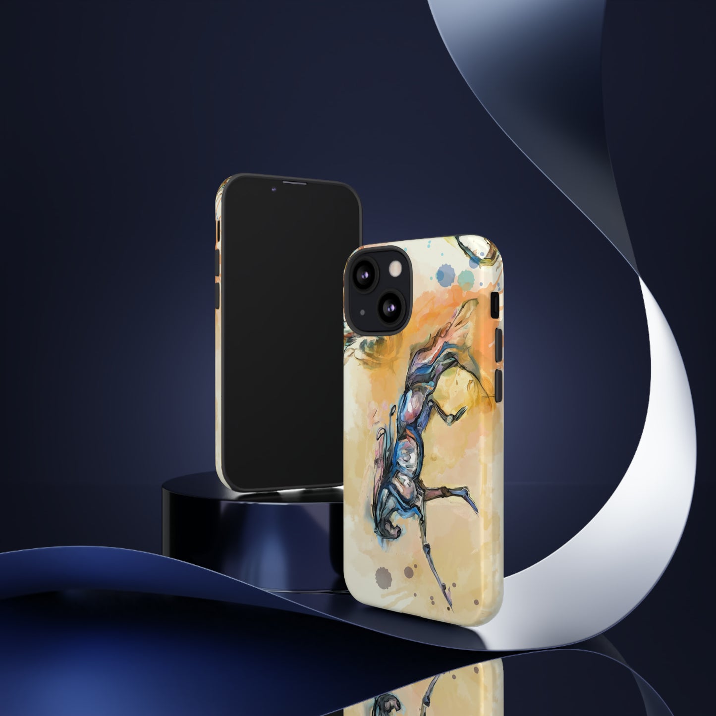 Watercolor Horse Horse Lover Gift Study Tough Case Phone Case.