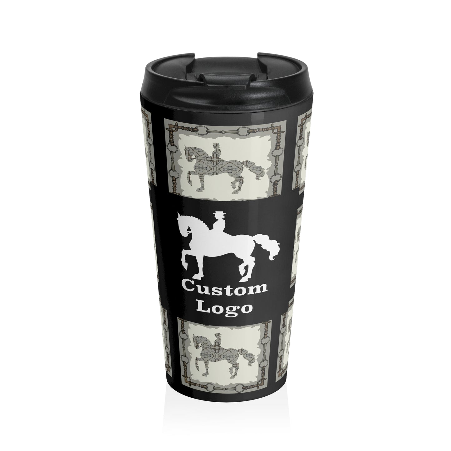 Customizable Dressage Stainless Steel Travel Mug
