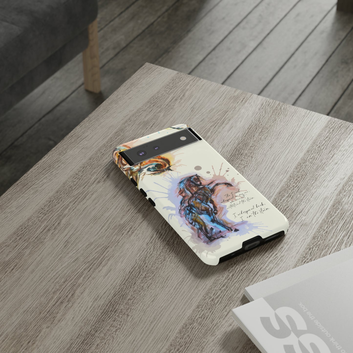 Inspirational Watercolor Horse Horse Lover Gift Study Tough Case Phone Case.
