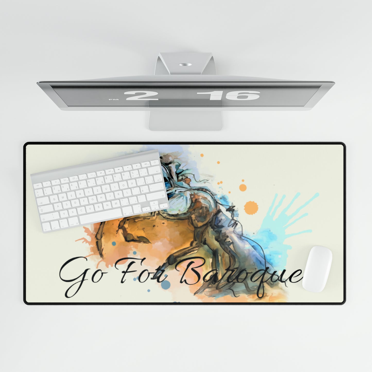 Go For Baroque Computer Desk Mat
