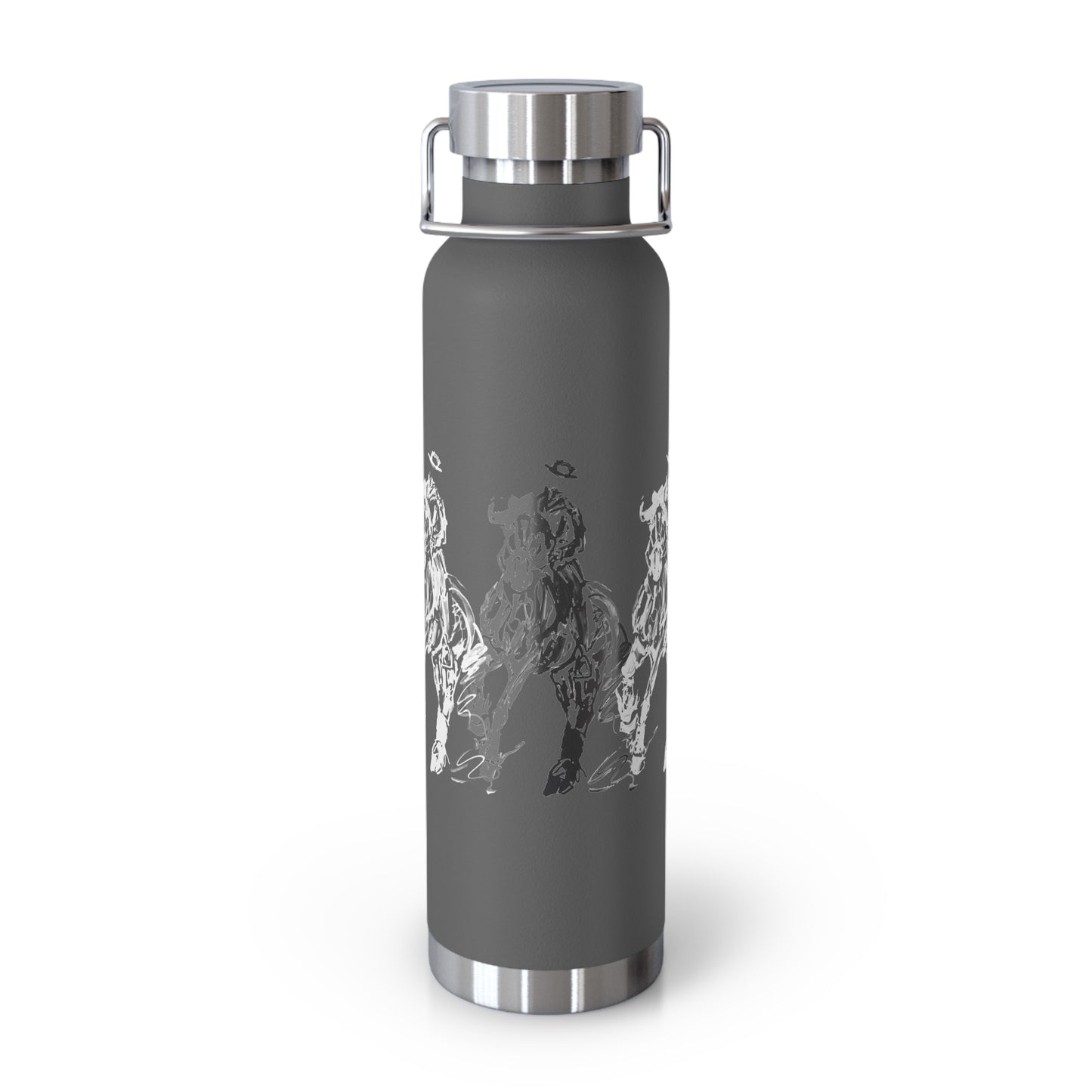 Graphic Dressage Copper Vacuum Insulated Bottle, 22oz