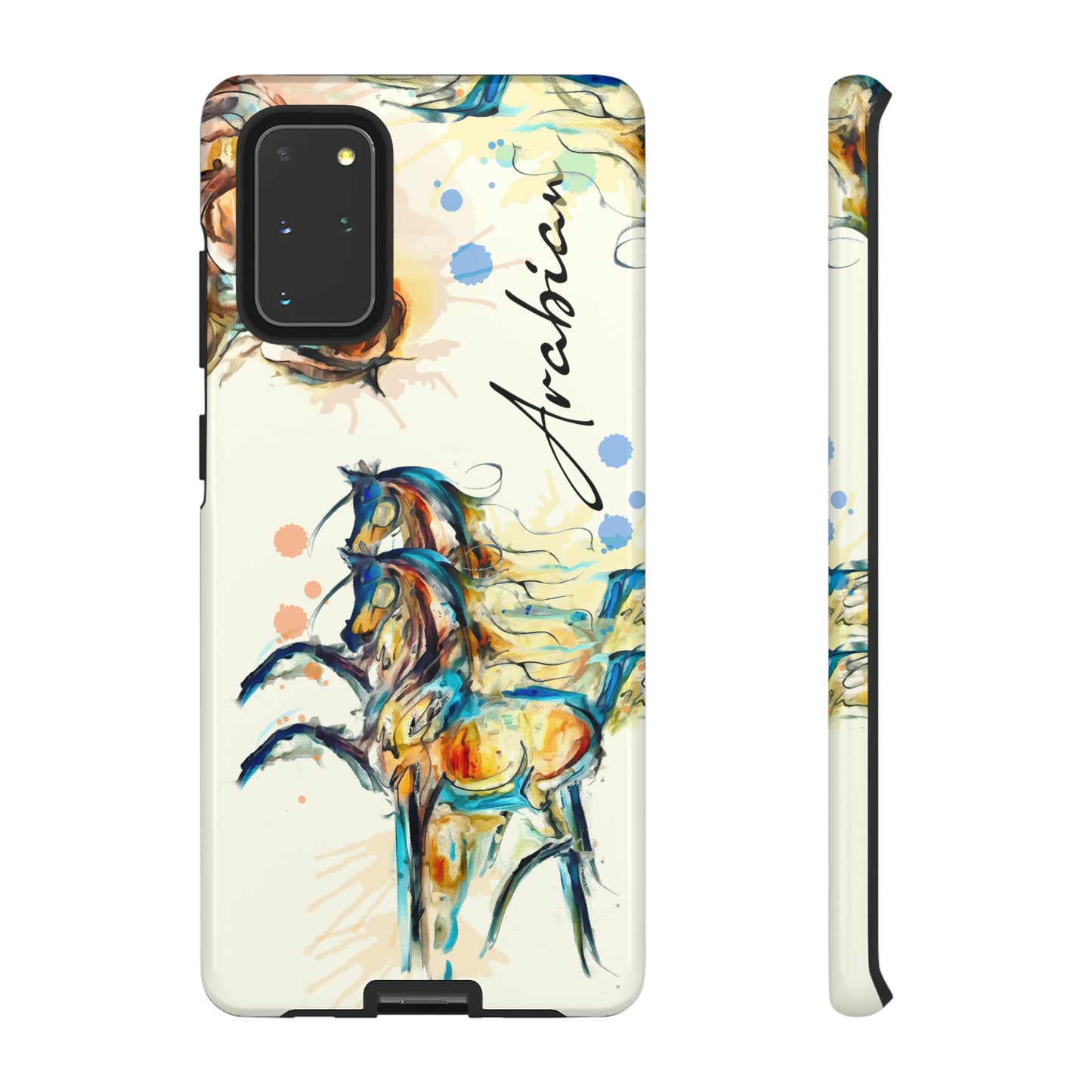 Arabian Watercolor Horse Horse Lover Gift Study Tough Case Phone Case.