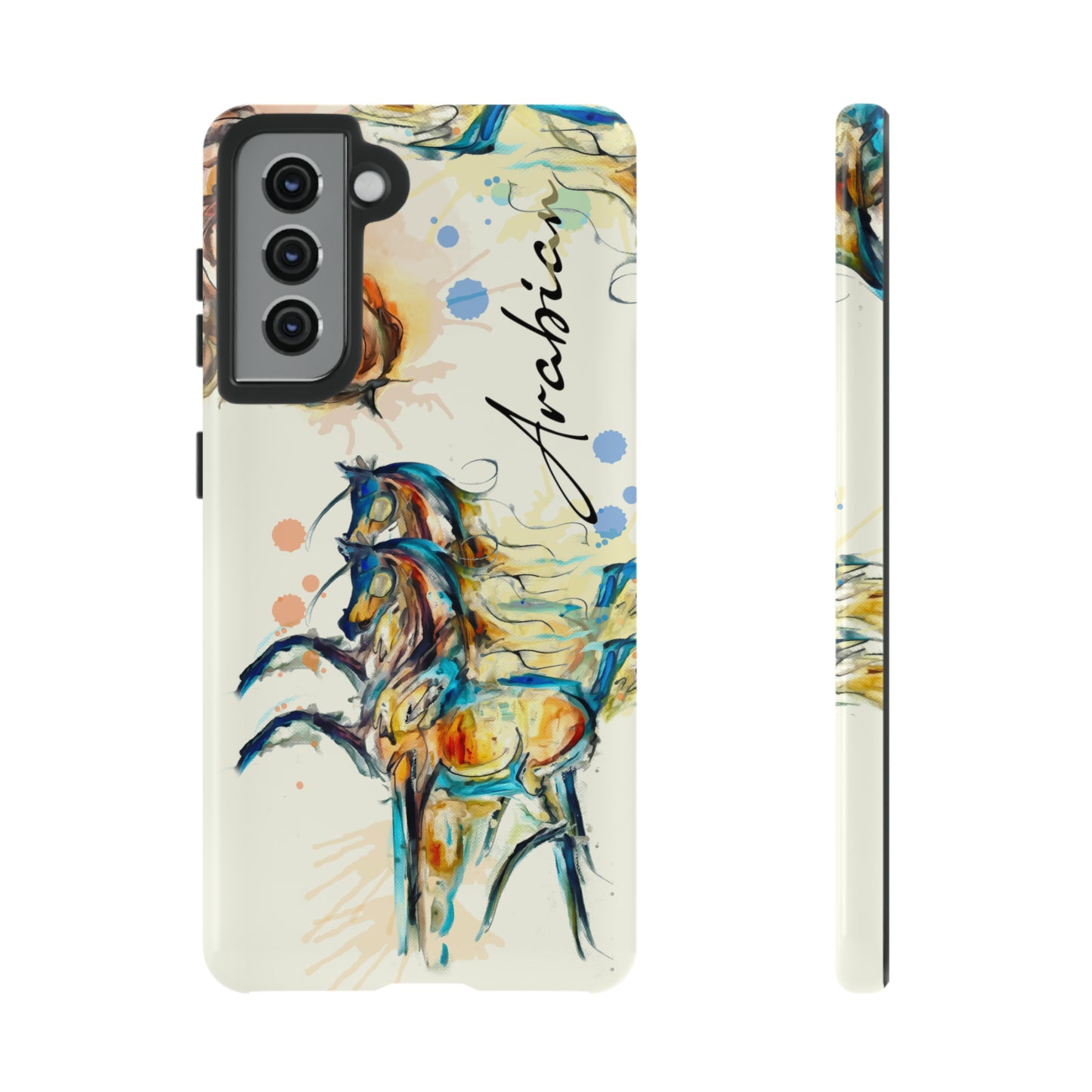 Arabian Watercolor Horse Horse Lover Gift Study Tough Case Phone Case.