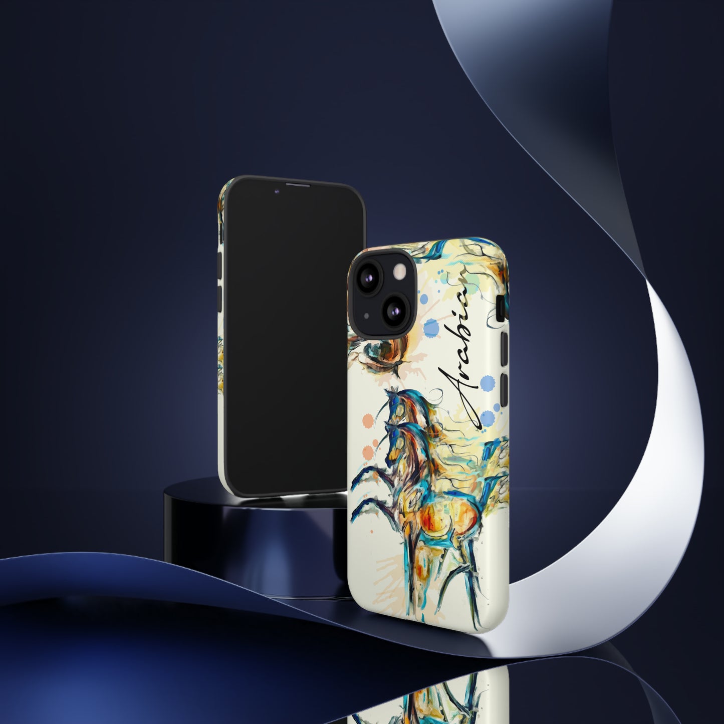 Arabian Watercolor Horse Horse Lover Gift Study Tough Case Phone Case.